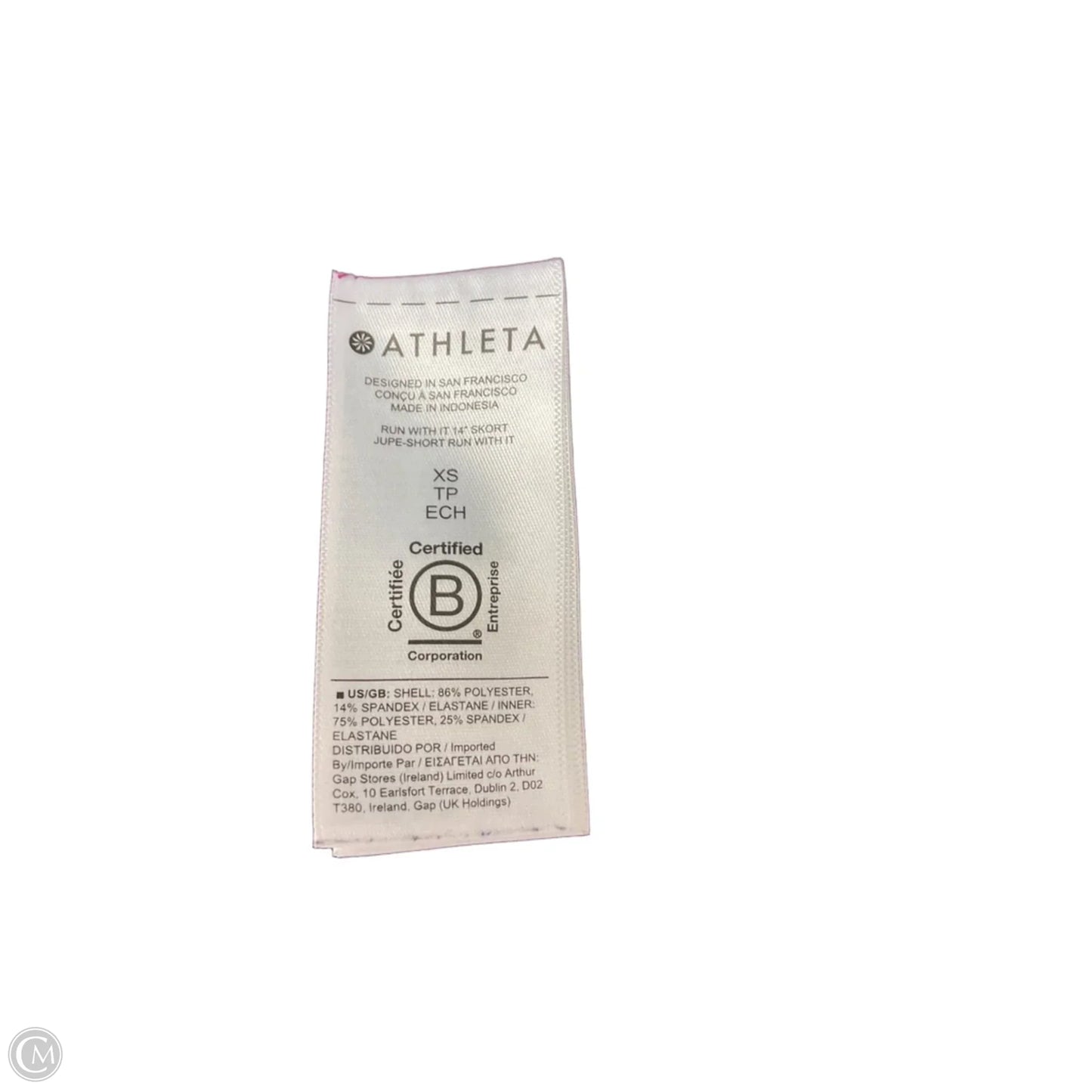 Athletic Skort By Athleta In Purple, Size: Xs