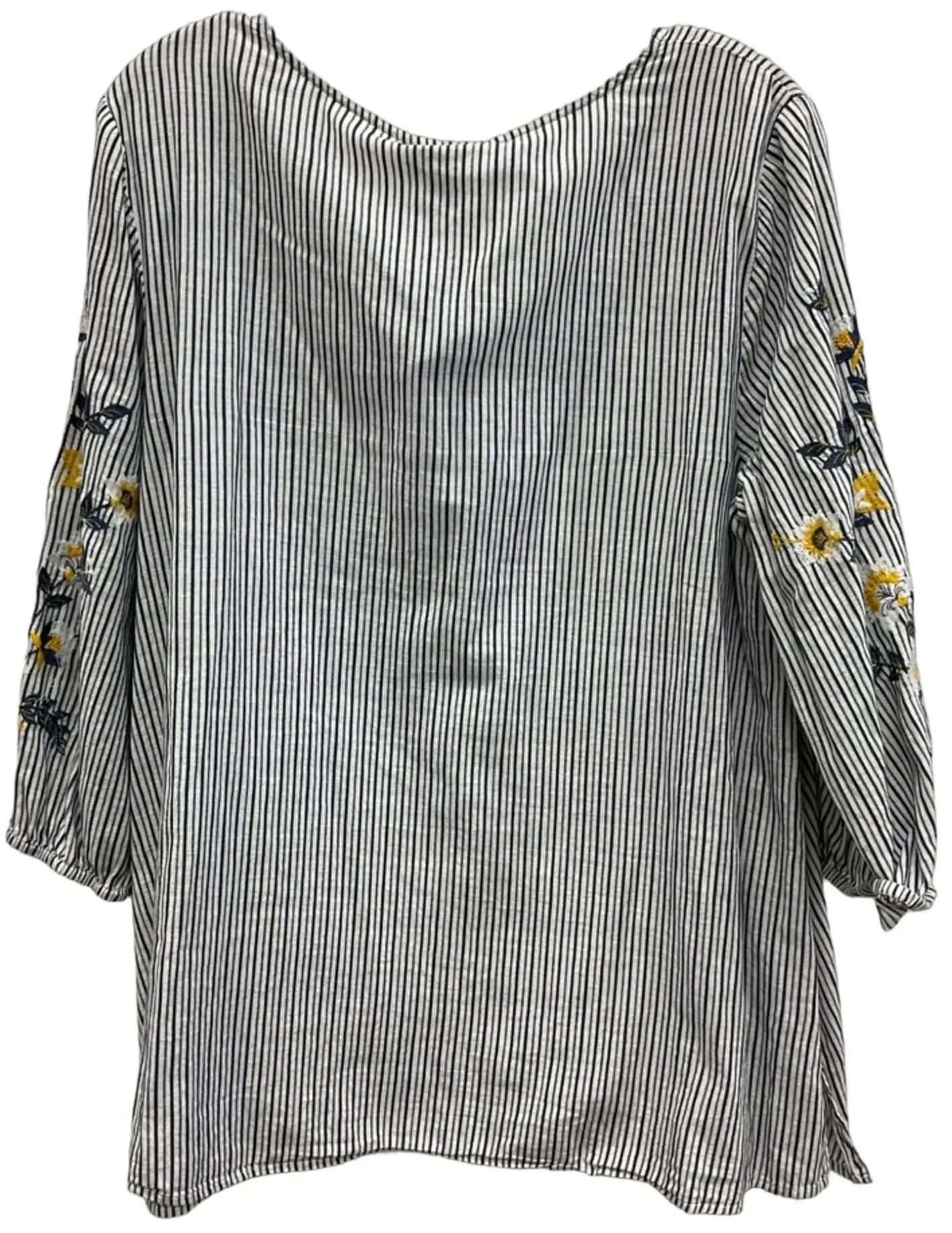 Top Long Sleeve By J. Jill In Grey, Size: Lp