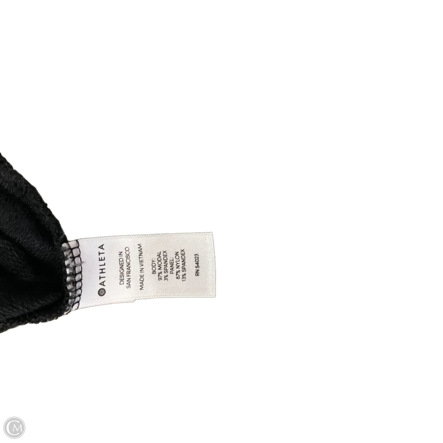 Athletic Top Long Sleeve Hoodie By Athleta In Black, Size: Sp
