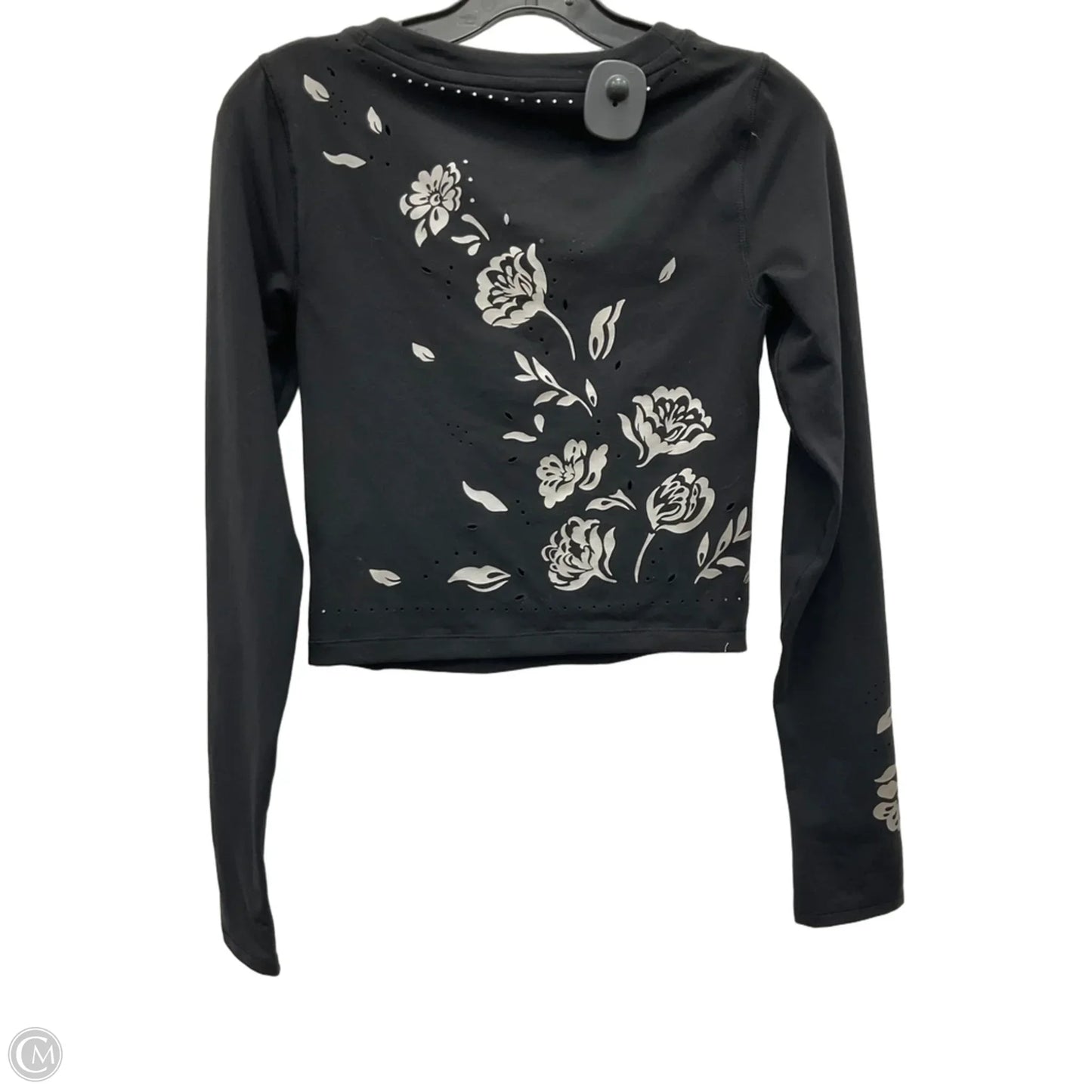 Athletic Top Long Sleeve Crewneck By Athleta In Black, Size: Xs