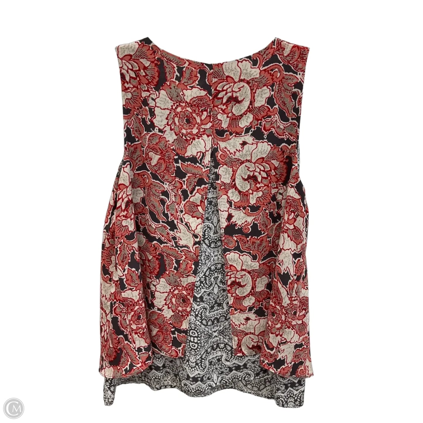 Top Sleeveless By Lucky Brand In Red, Size: S