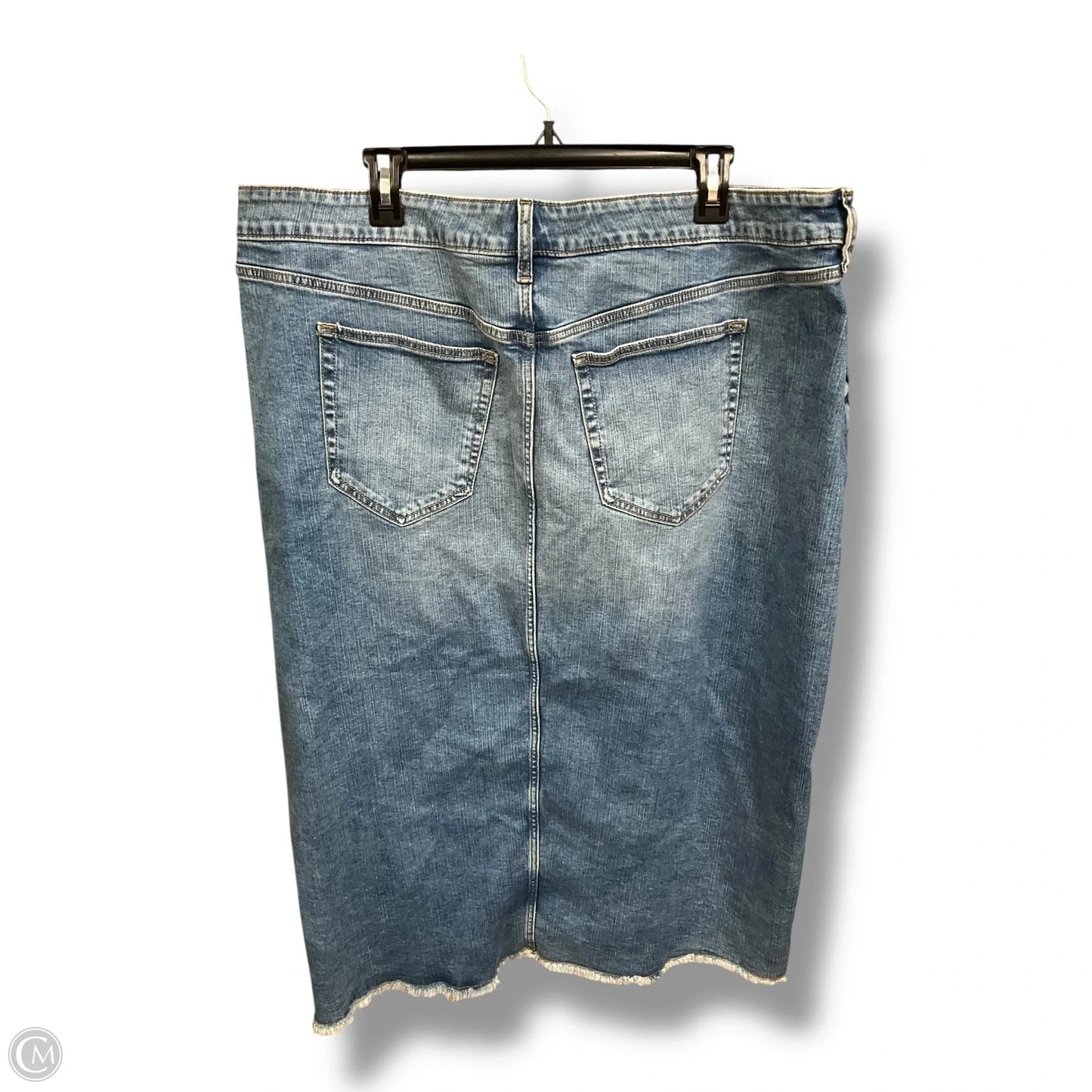 Skirt Maxi By Torrid In Blue Denim, Size: 2x