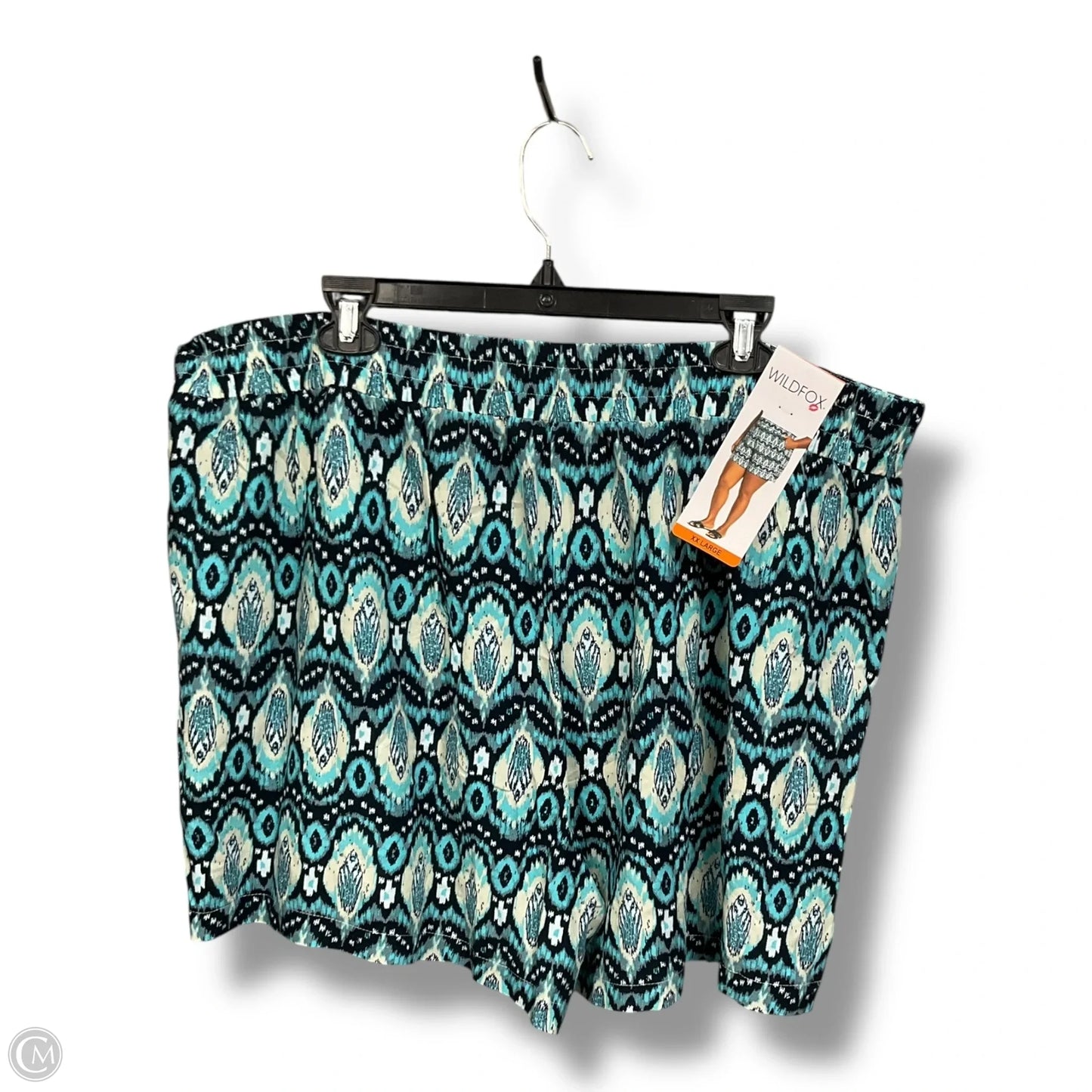 Shorts By Wildfox In Black & Blue, Size: 18