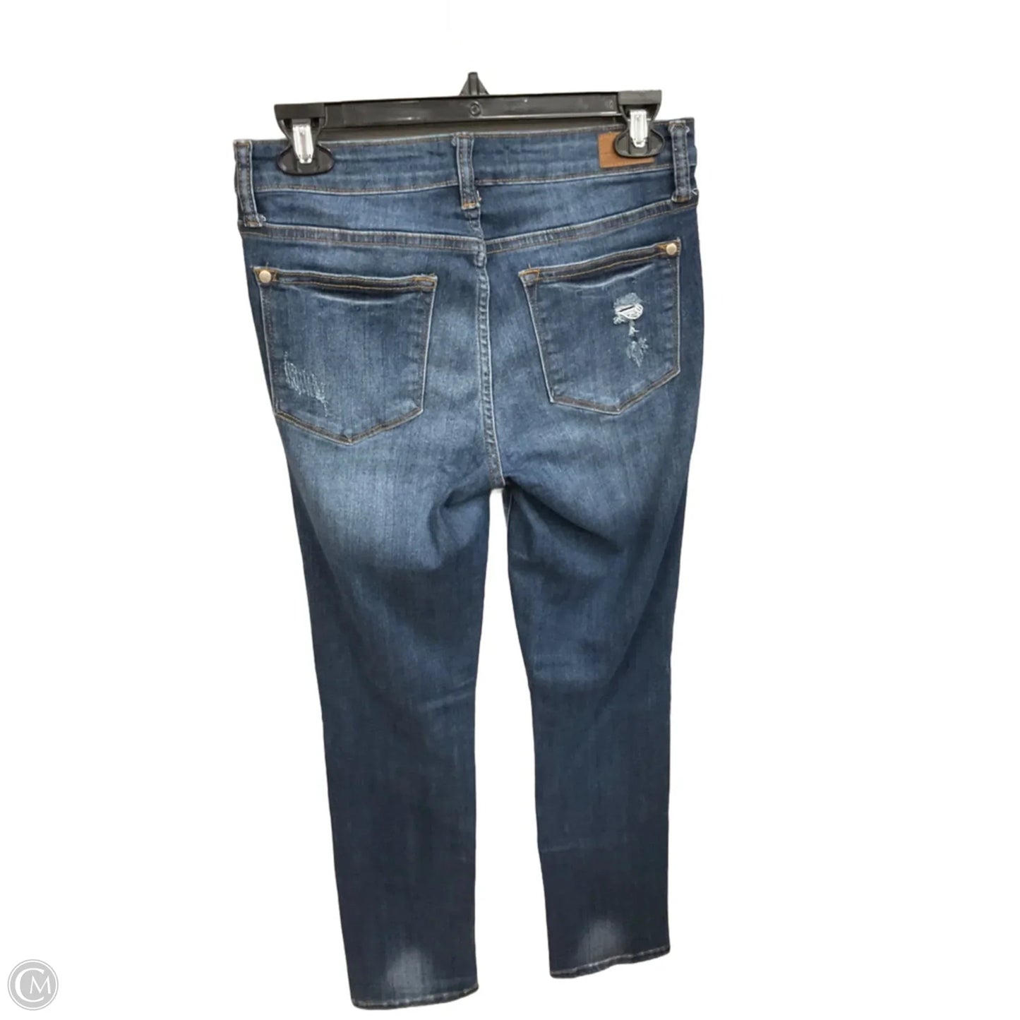 Jeans Straight By Judy Blue In Blue Denim, Size: 4