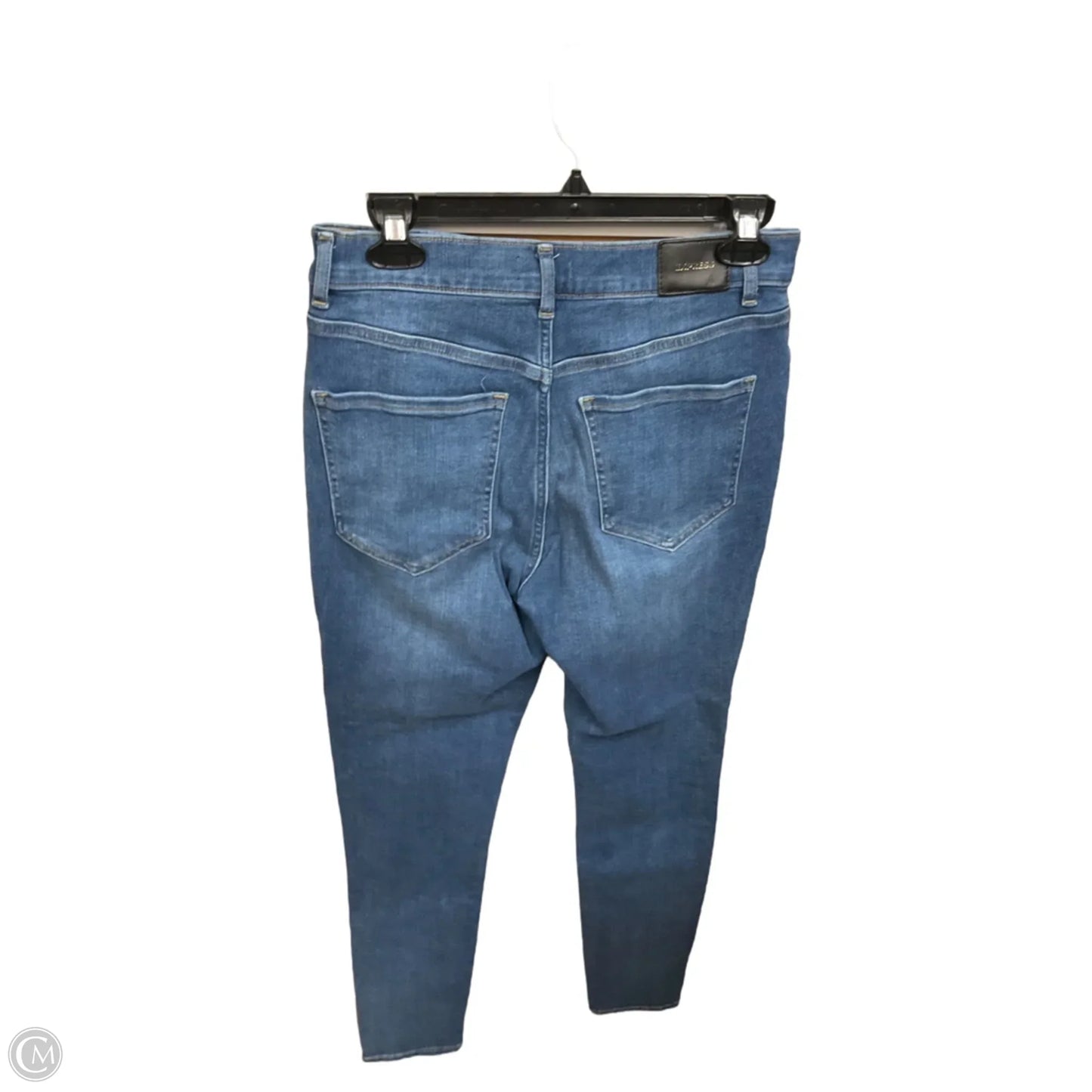 Jeans Skinny By Express In Blue Denim, Size: 8