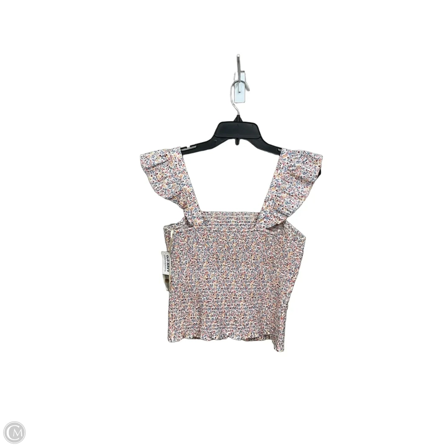 Top Sleeveless By Old Navy In Floral Print, Size: M