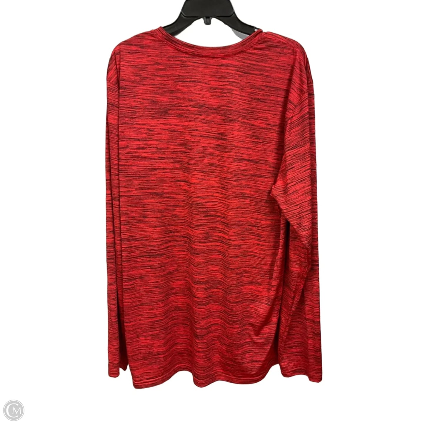 Athletic Top Long Sleeve Crewneck By Nike Apparel In Red, Size: Xl