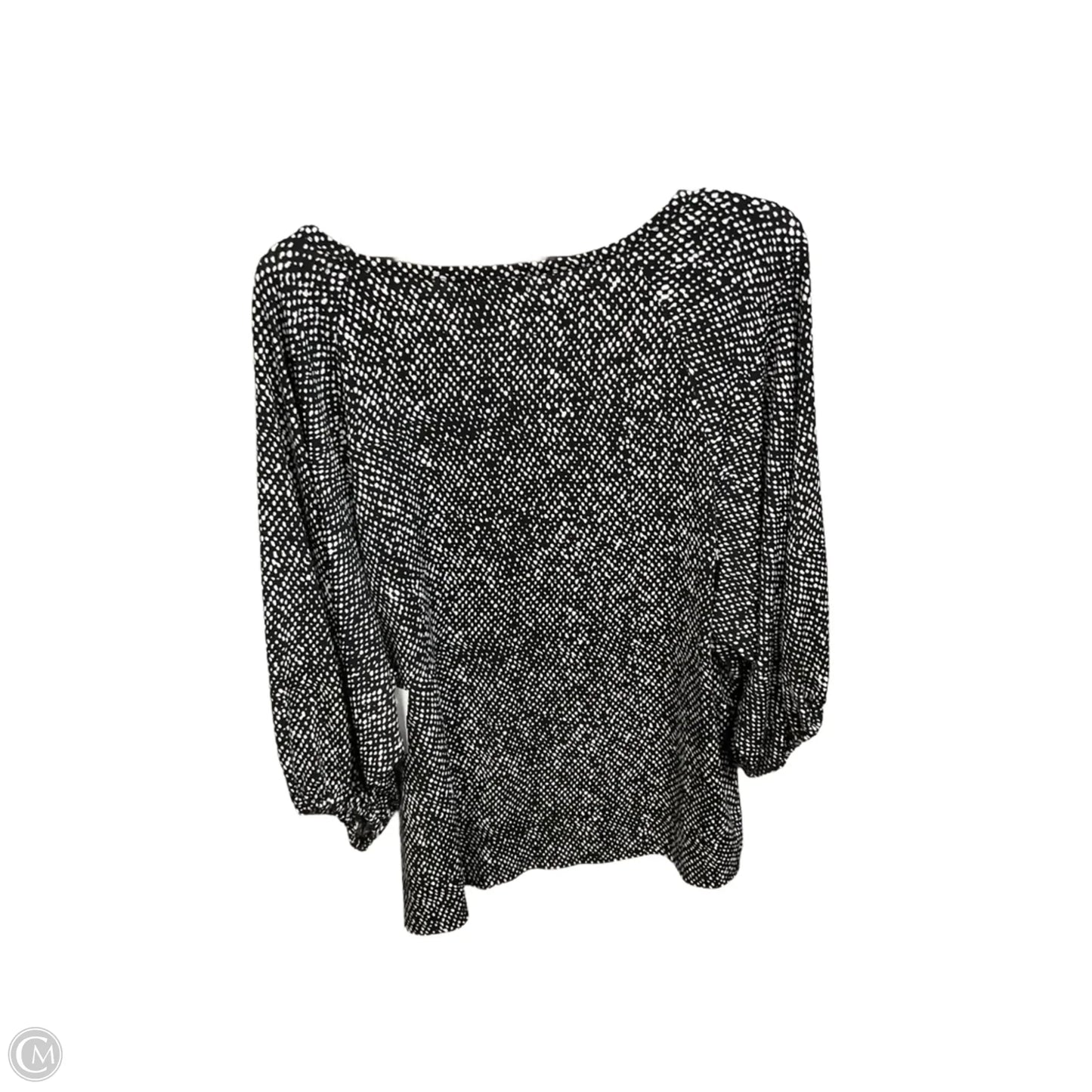 Top 3/4 Sleeve By Michael By Michael Kors In Animal Print, Size: Xl