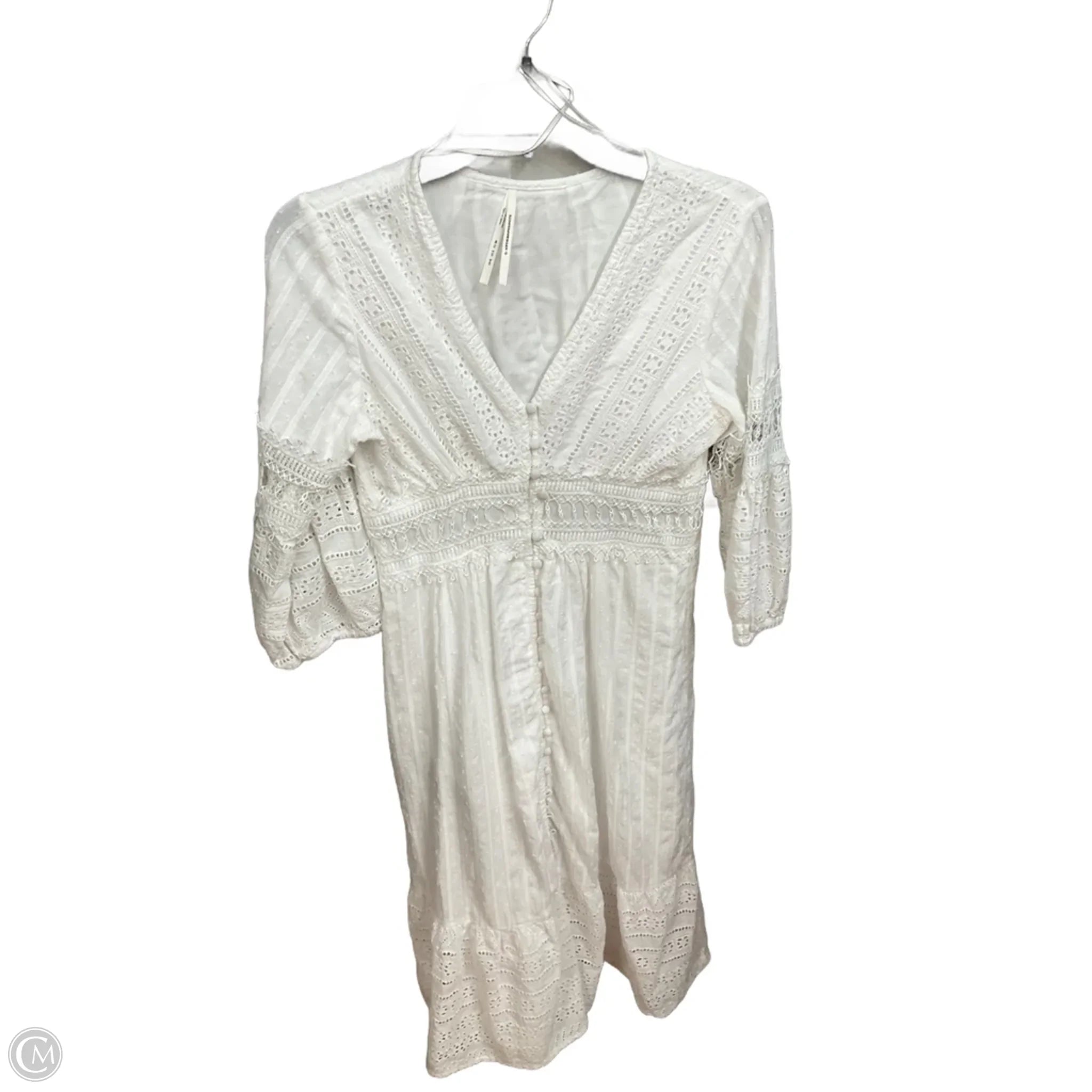 anthropologie white midi dress Dress Casual Midi By Anthropologie In White, Size: Xs