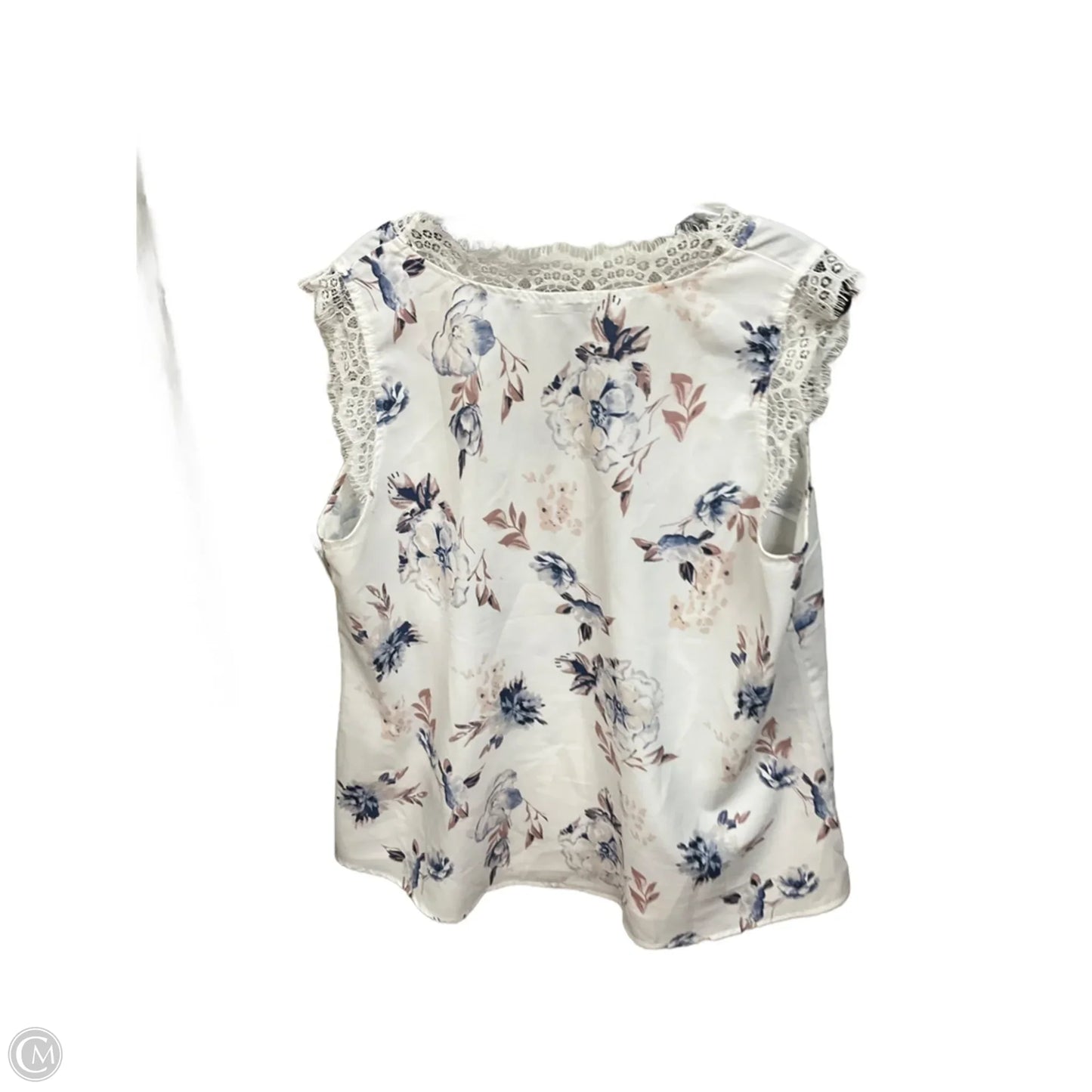 Top Sleeveless By Clothes Mentor In Floral Print, Size: 2x