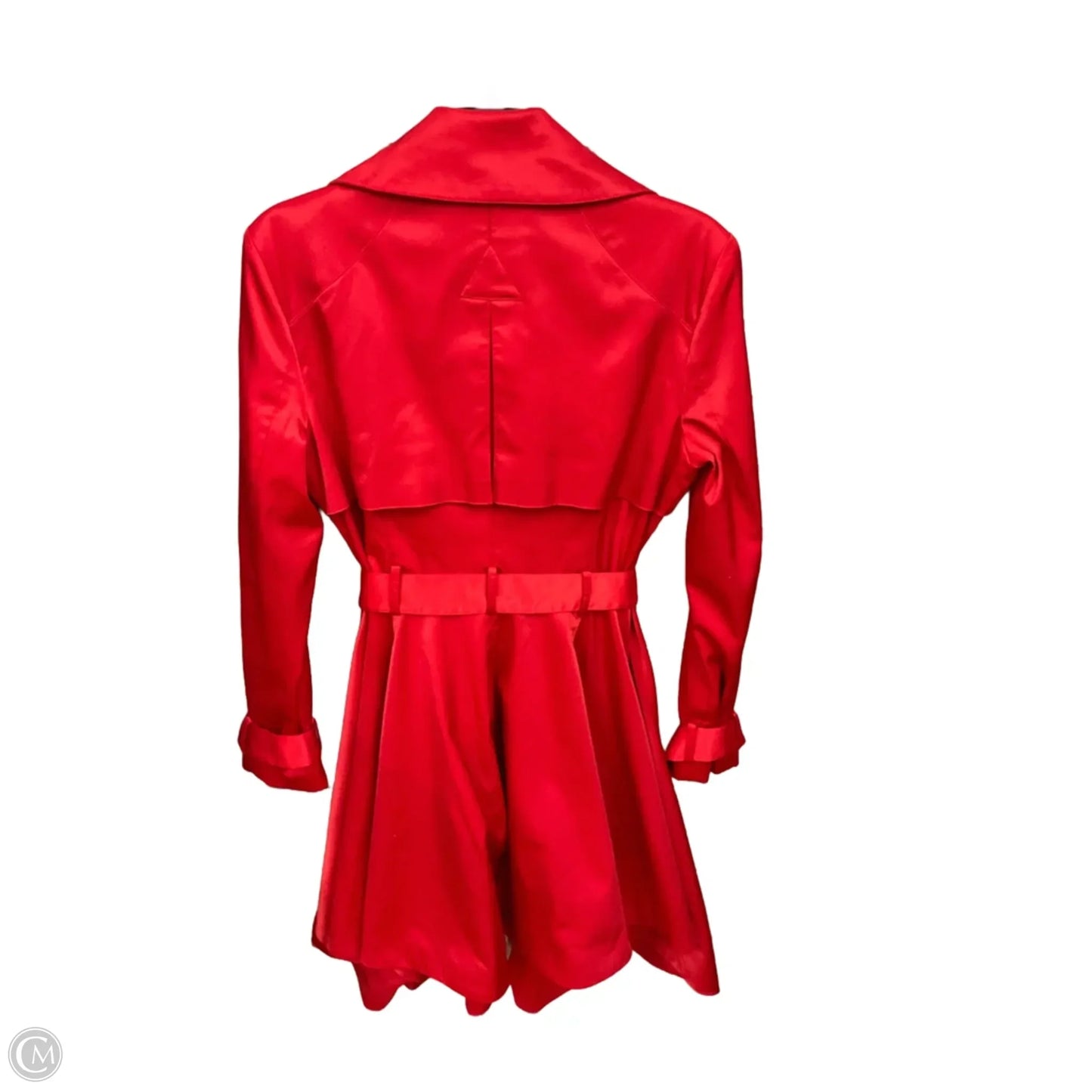 Coat Trench Coat By Bebe In Red, Size: L