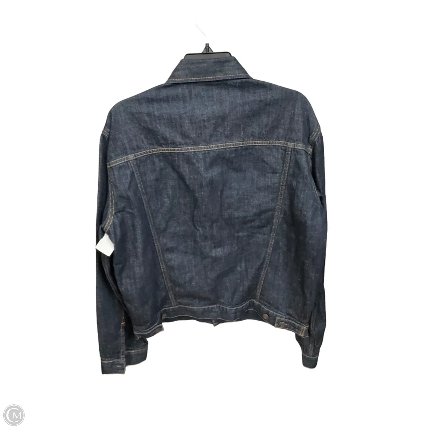 Jacket Denim By Gap In Blue Denim, Size: L