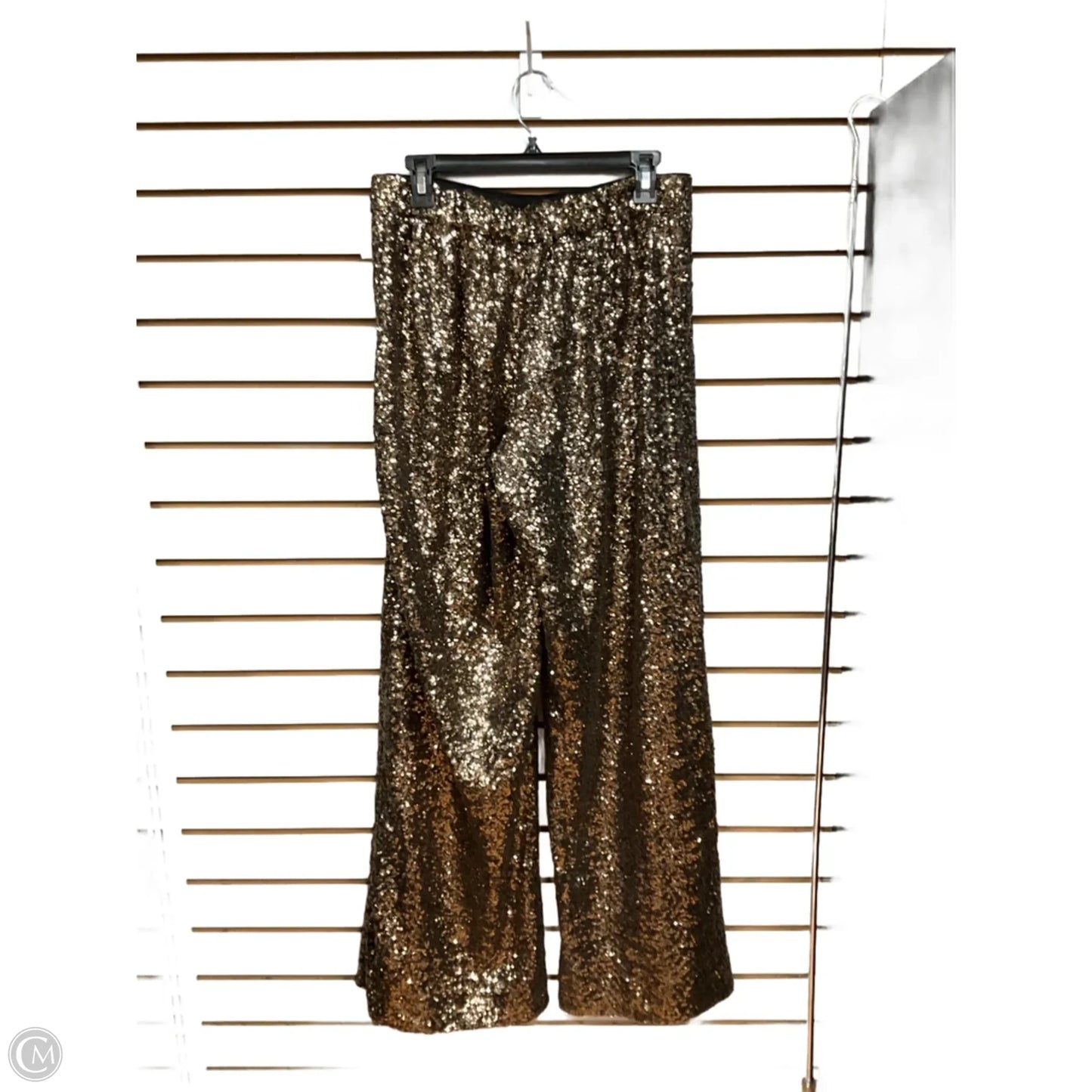 Pants Wide Leg By Banana Republic In Gold, Size: 8