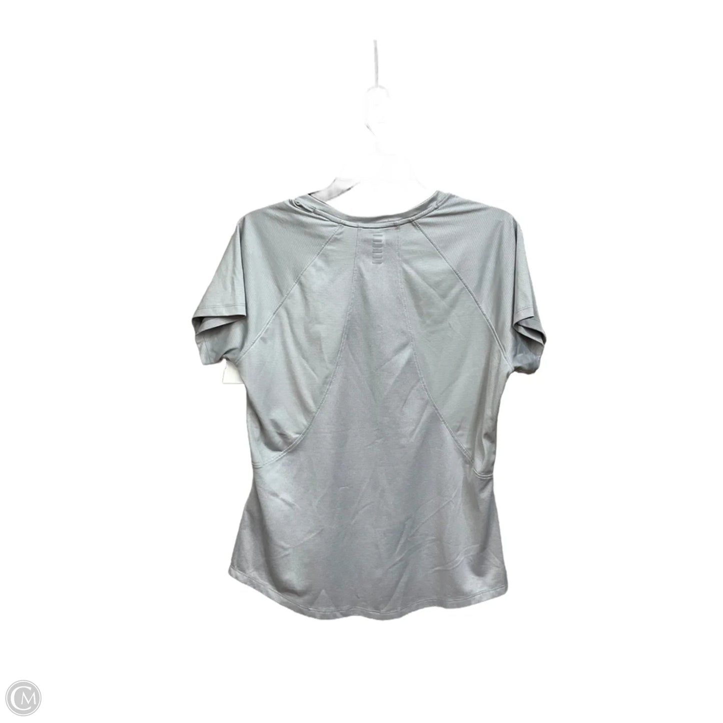 Athletic Top Short Sleeve By Under Armour In Grey, Size: L