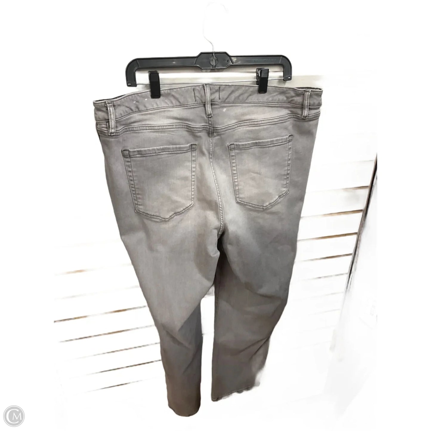 Jeans Straight By Lane Bryant In Grey Denim, Size: 20