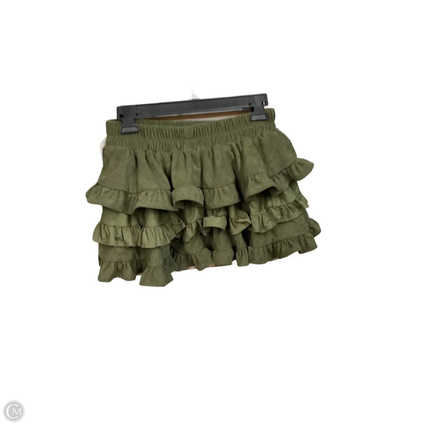 Skirt Mini & Short By Pretty Little Thing In Green, Size: 10