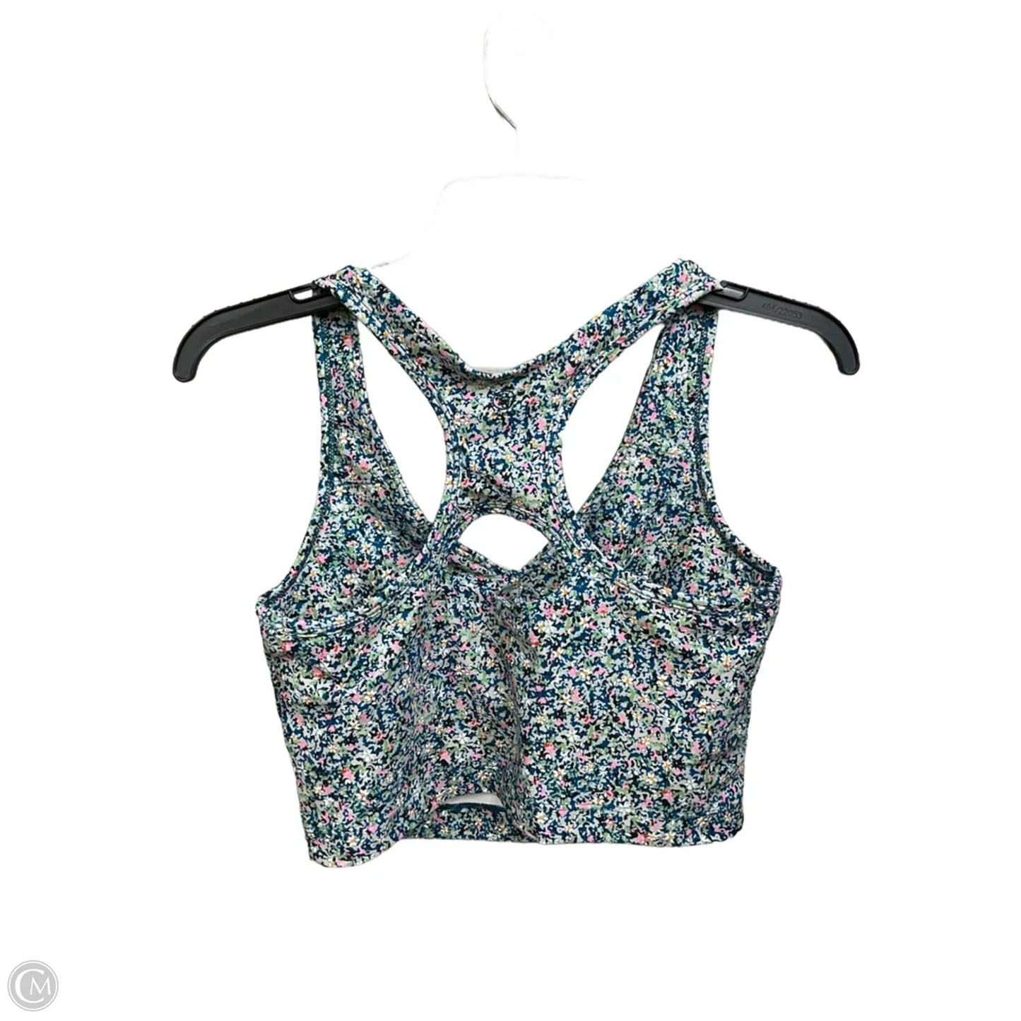 Athletic Bra By Sage In Floral Print, Size: M