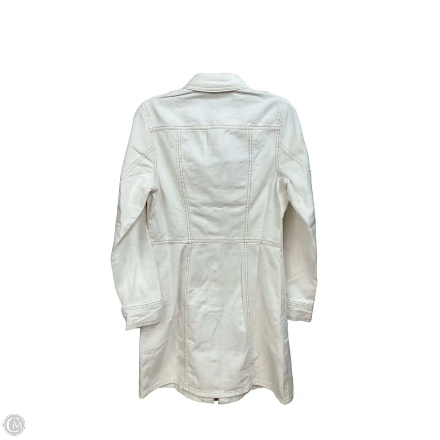 Dress Designer By Frye In Cream Denim, Size: S