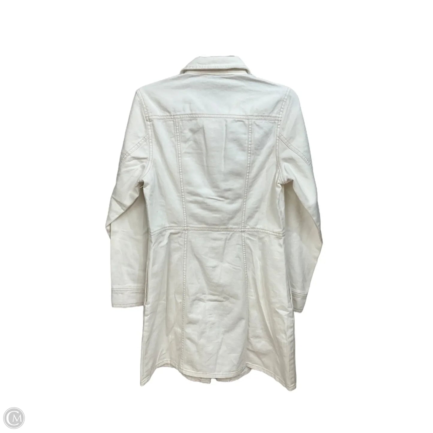 Dress Designer By Frye In Cream Denim, Size: M