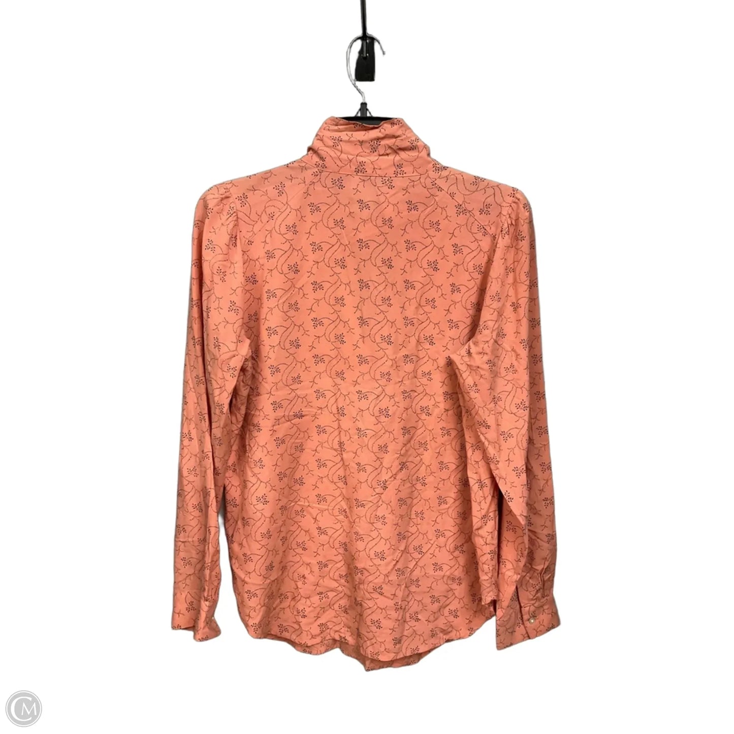 Blouse Long Sleeve By Loft In Peach, Size: S