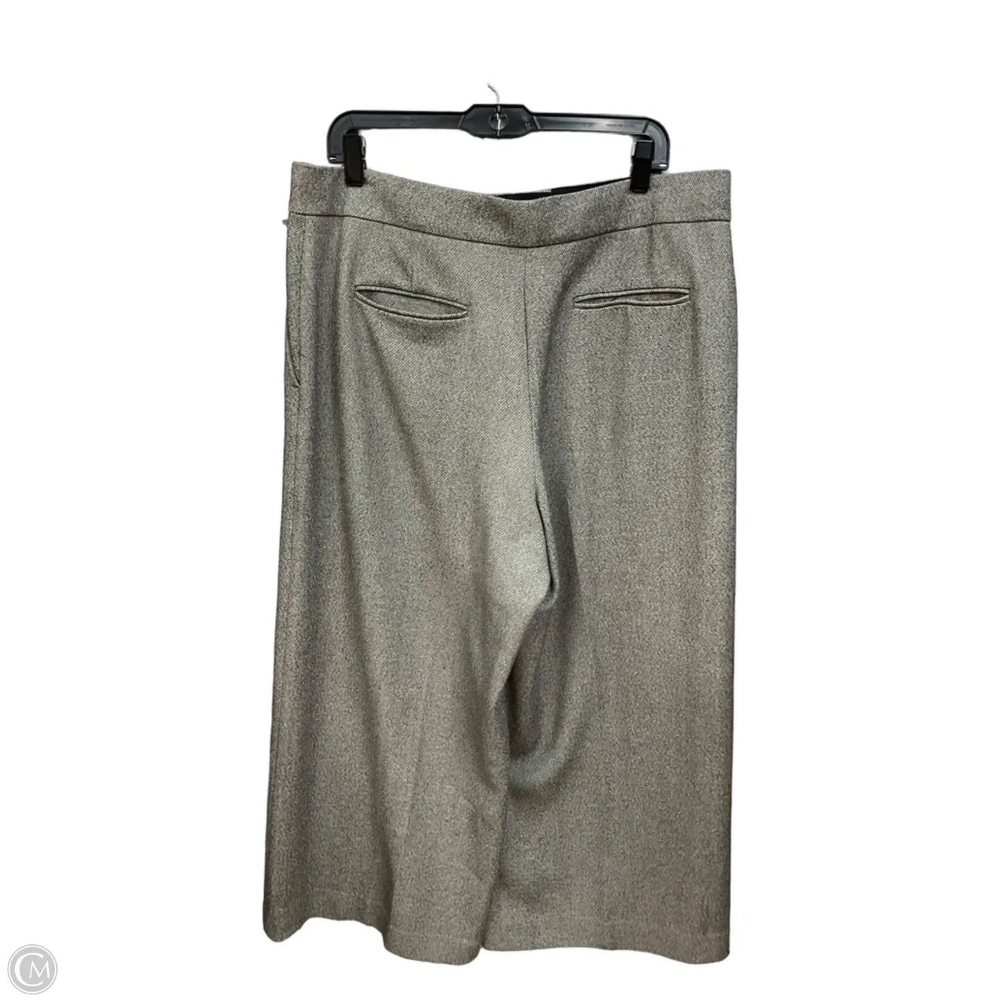 Pants Wide Leg By Ann Taylor In Grey, Size: 14