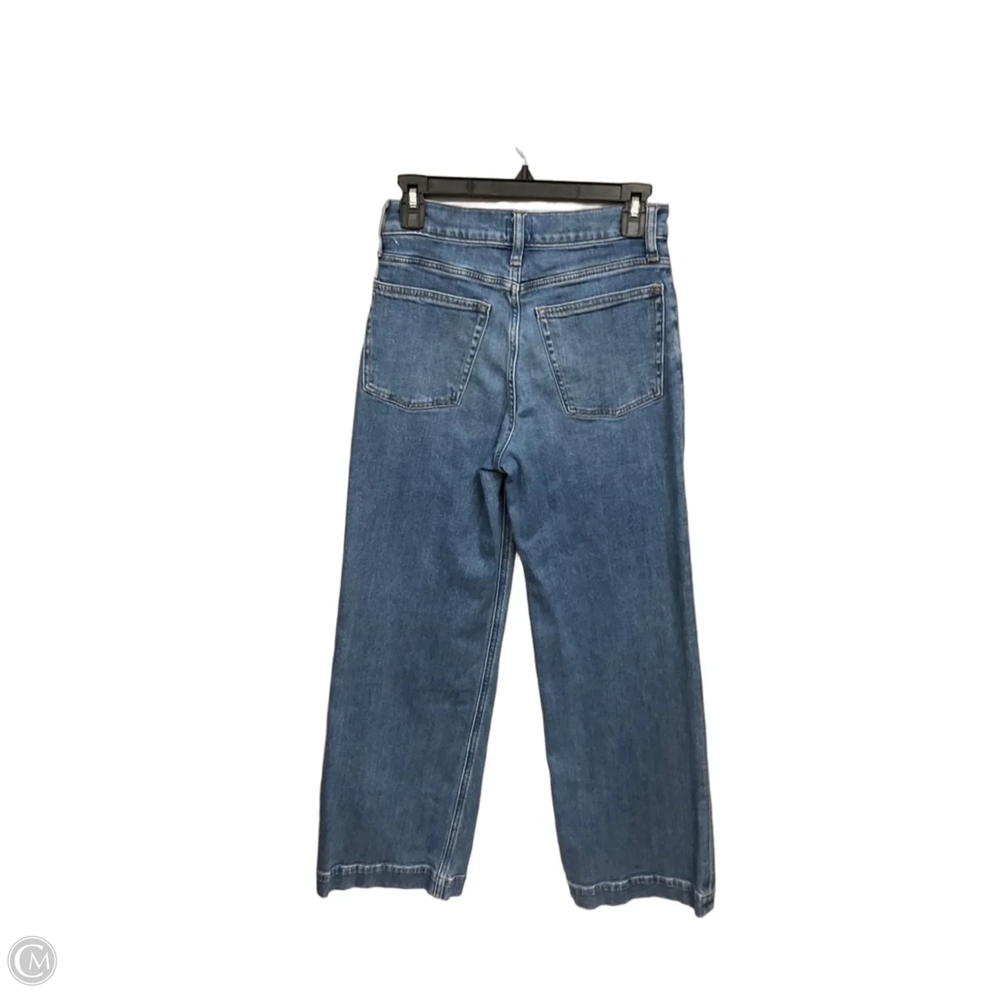 Jeans Wide Leg By J. Crew In Blue Denim, Size: 0