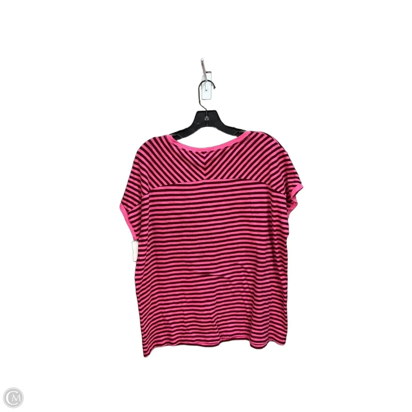 Top Short Sleeve By Joe Fresh In Striped Pattern, Size: Xl