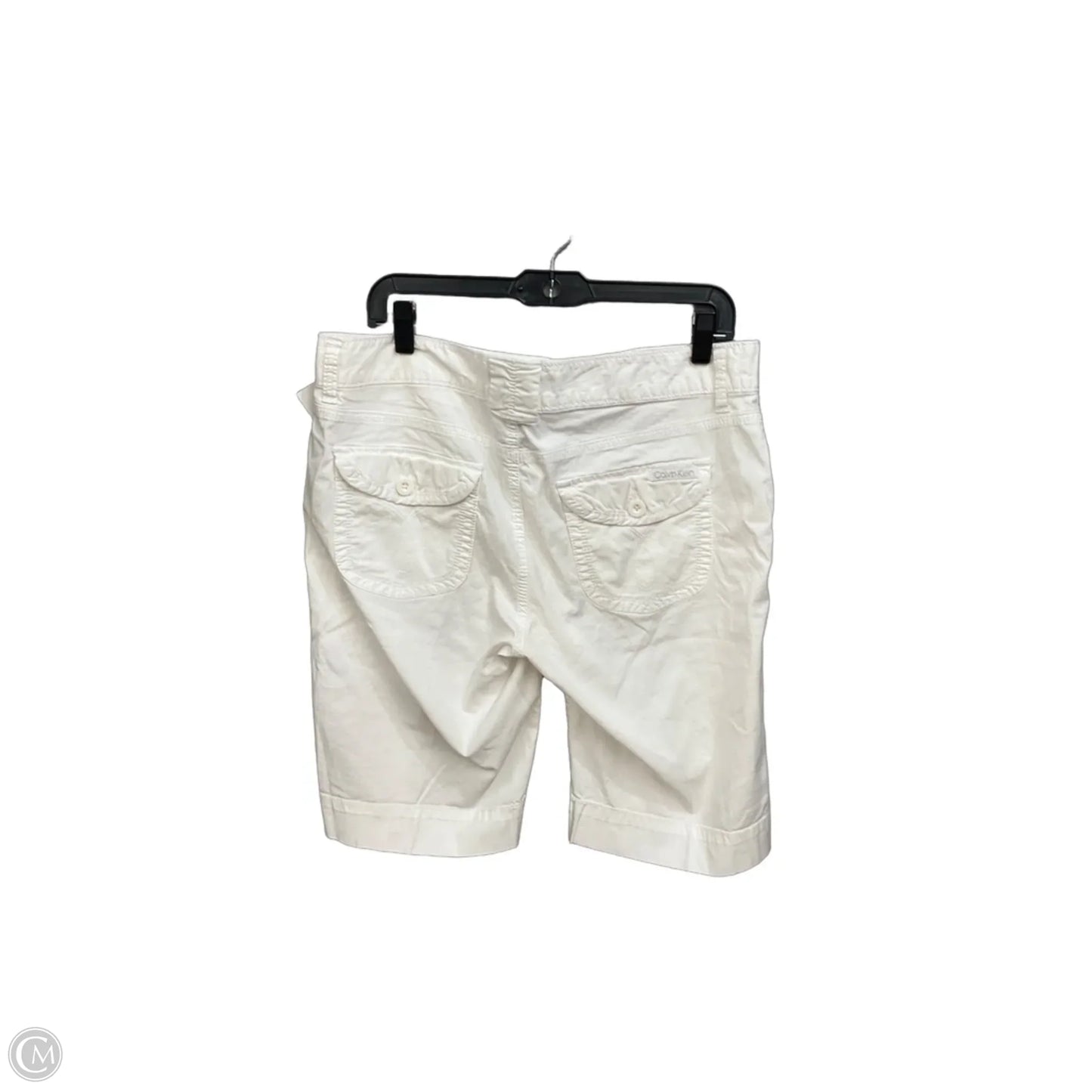 Shorts By Calvin Klein In White, Size: 14