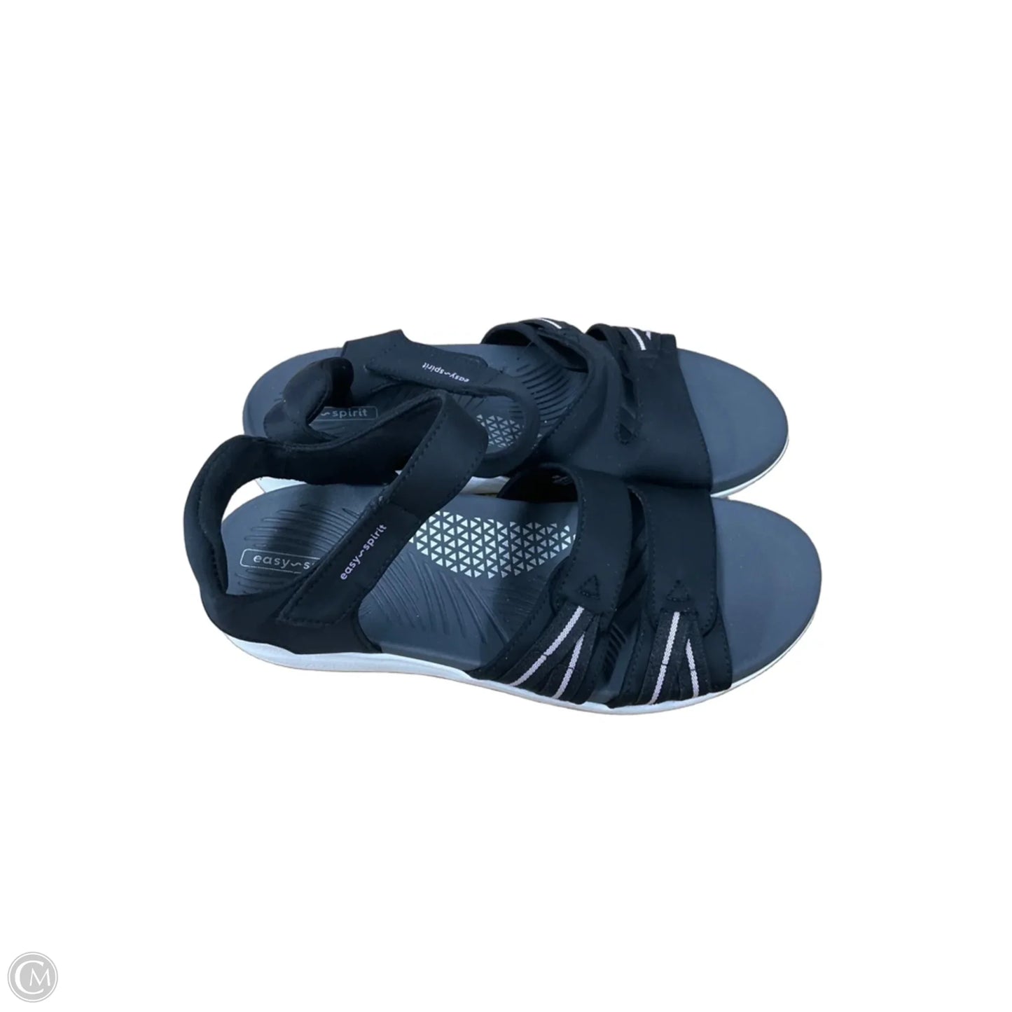 Sandals Flats By Easy Spirit In Black, Size: 7