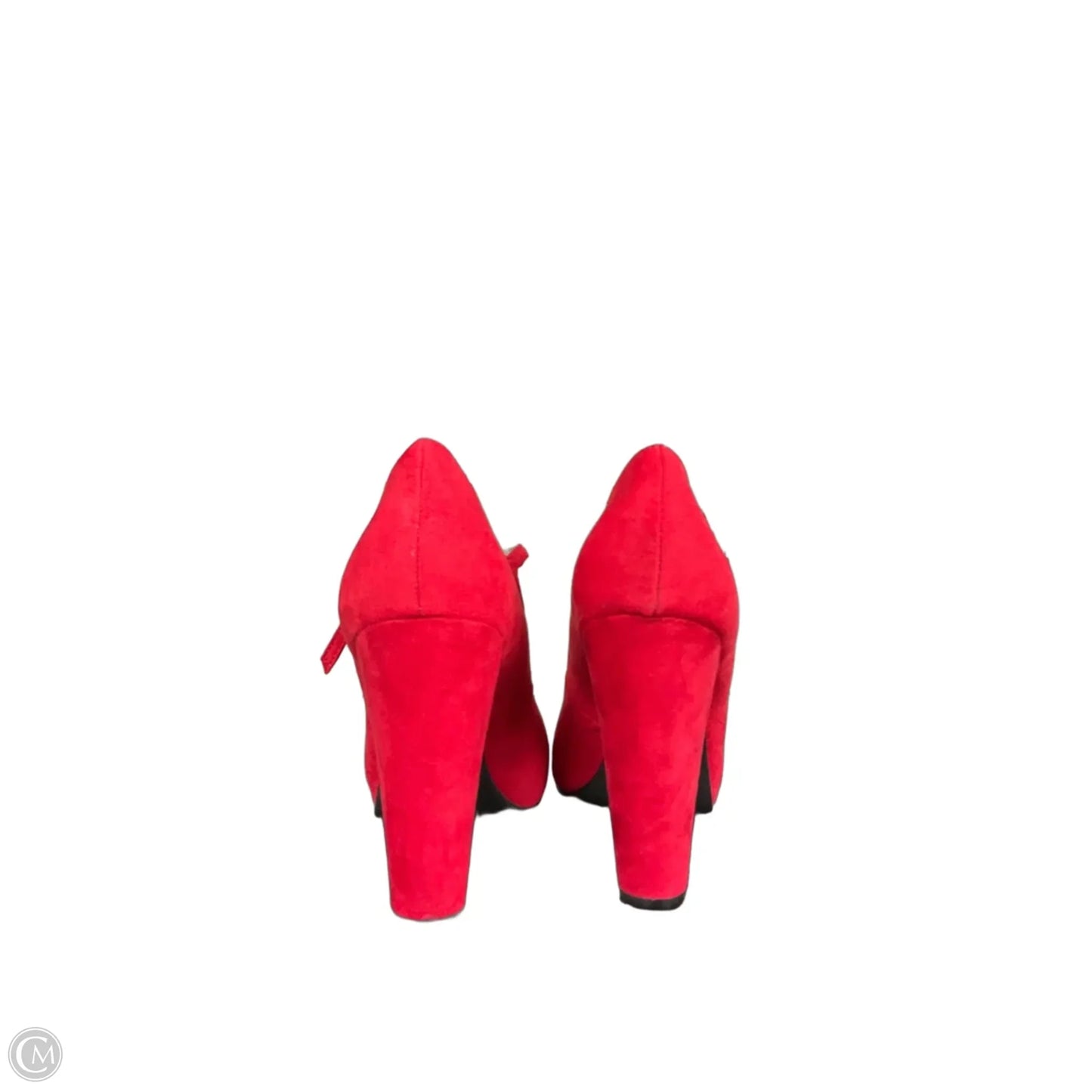 Shoes Heels Block By American Rag In Red, Size: 9