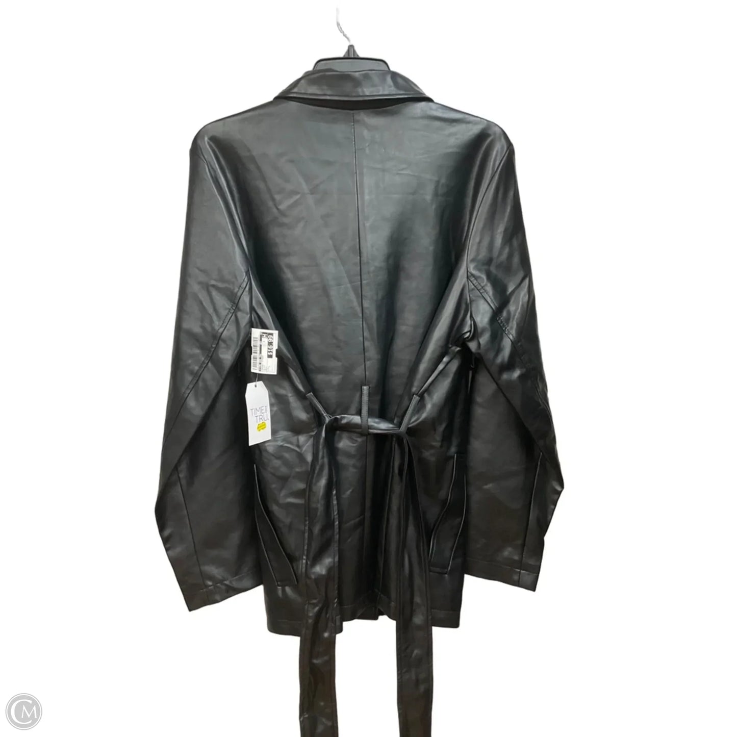 Jacket Other By Time And Tru In Black, Size: L