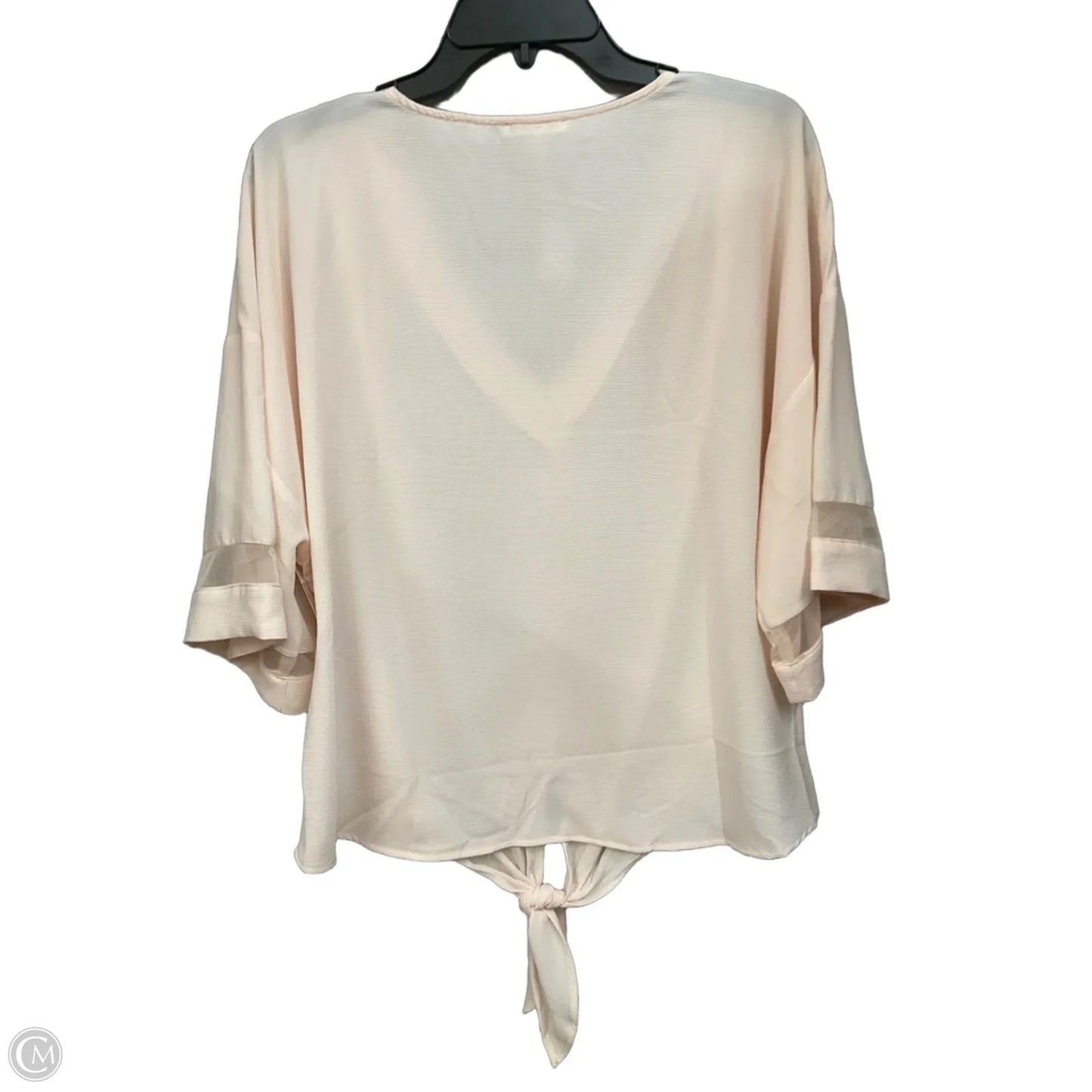 Top Short Sleeve By Maurices In Pink, Size: L