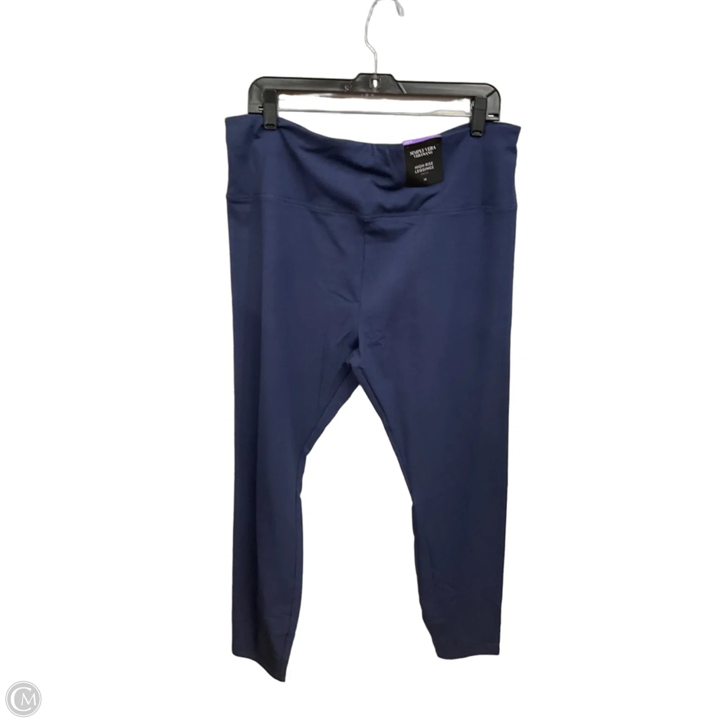 Pants Leggings By Simply Vera In Navy, Size: 16