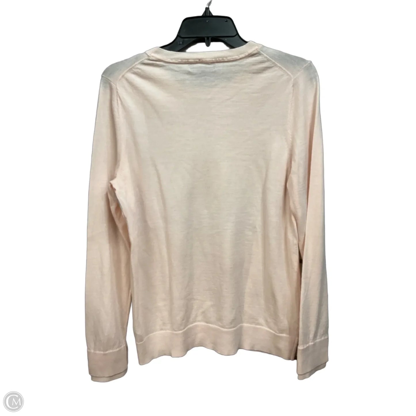 Top Long Sleeve Basic By Banana Republic In Pink, Size: L