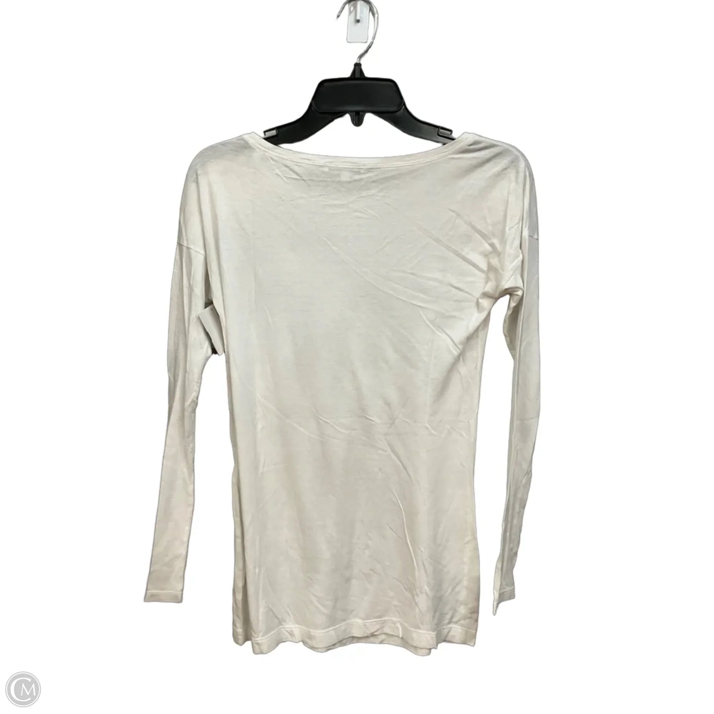 Top Long Sleeve Basic By Vince In White, Size: S