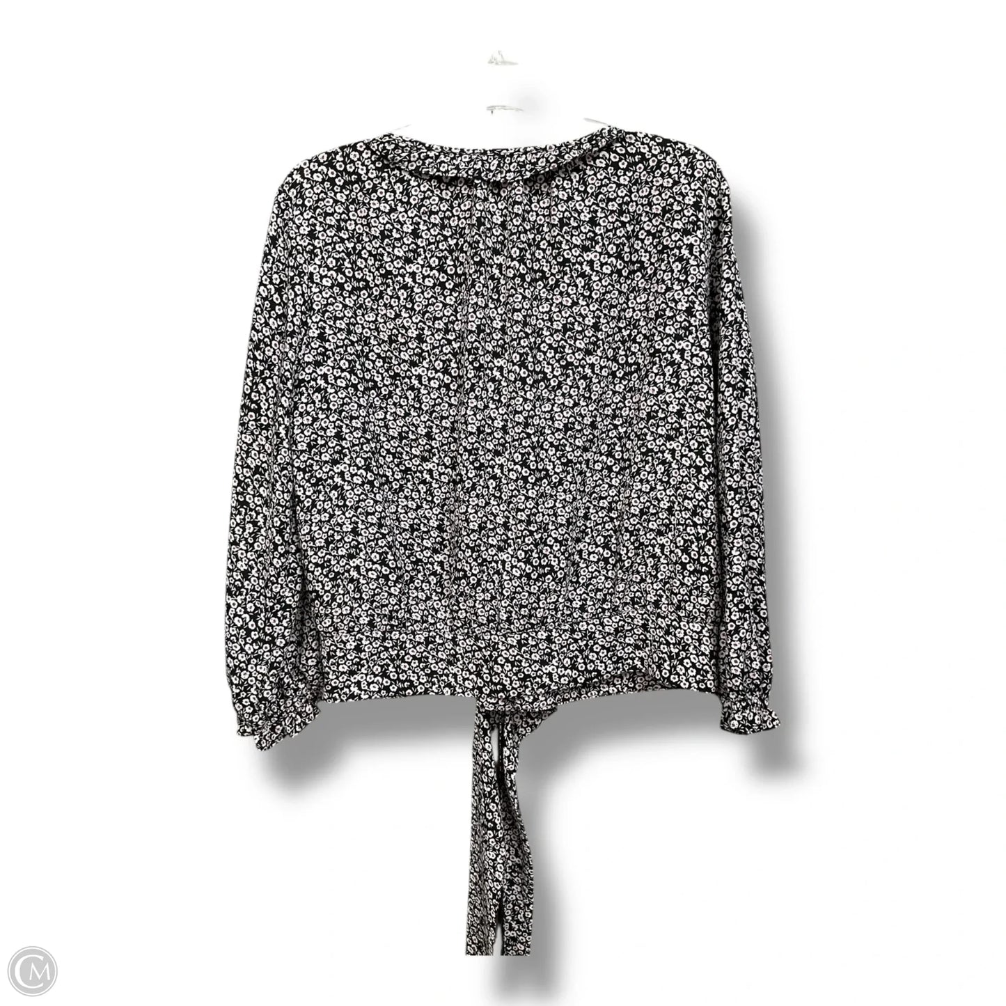 Blouse Long Sleeve By 1.state In Floral Print, Size: L