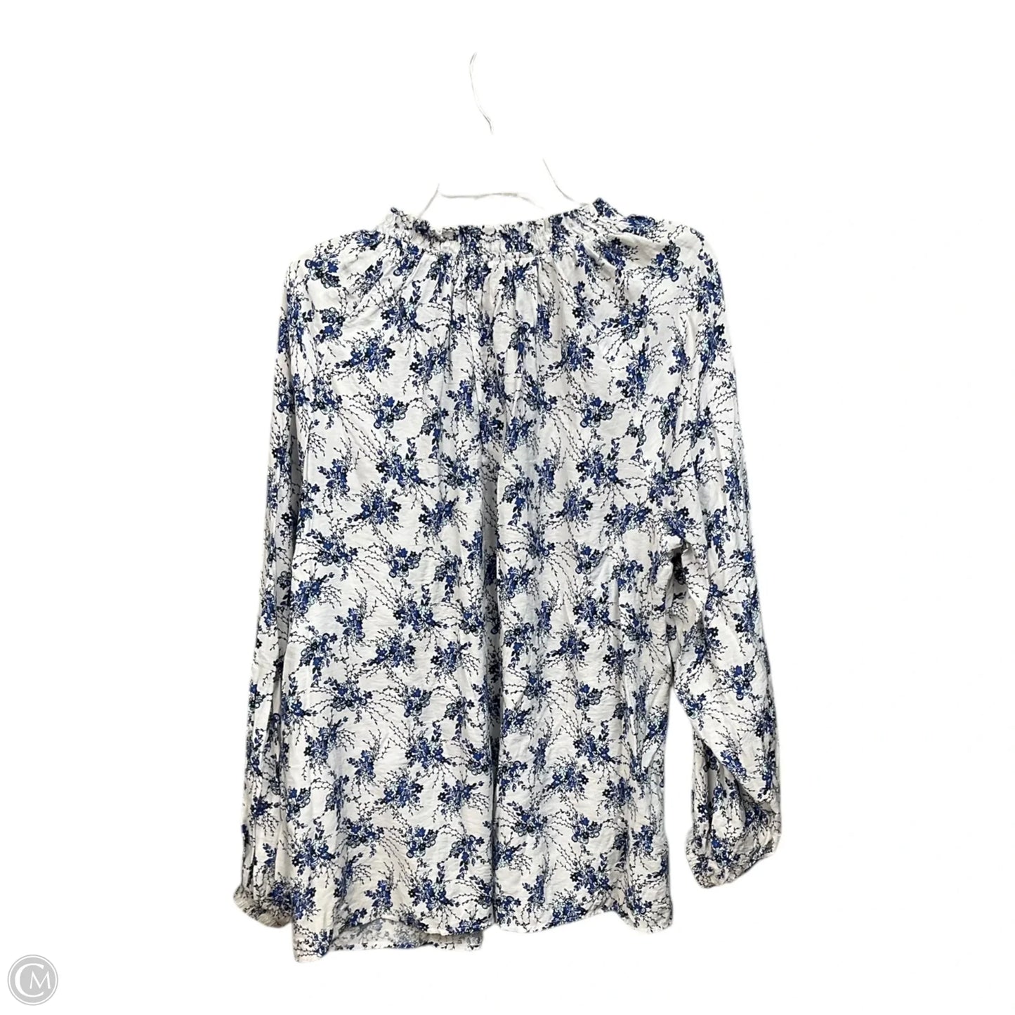 Top Long Sleeve By Lane Bryant In Floral Print, Size: Xxl