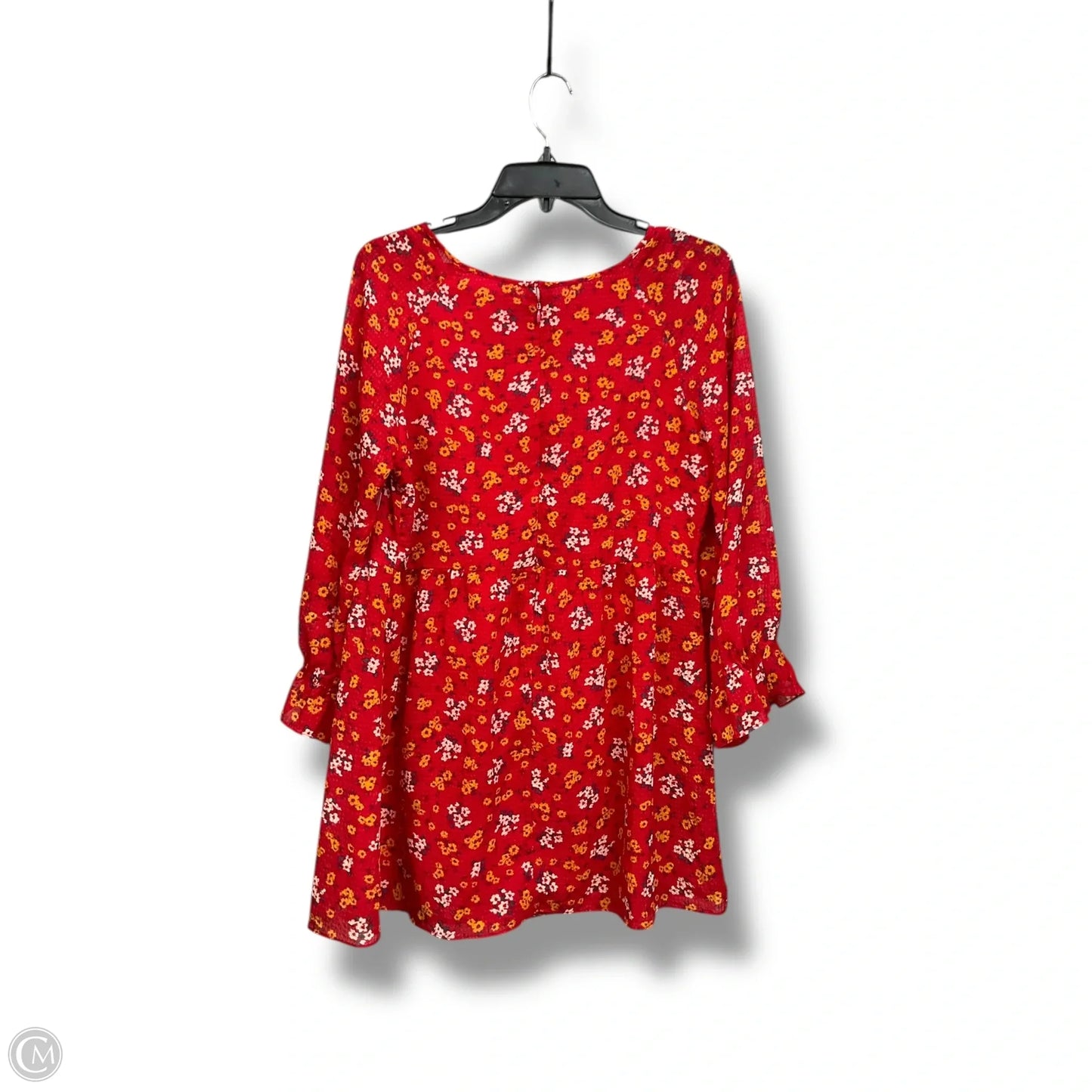 Tunic Long Sleeve By Free People In Floral Print, Size: M