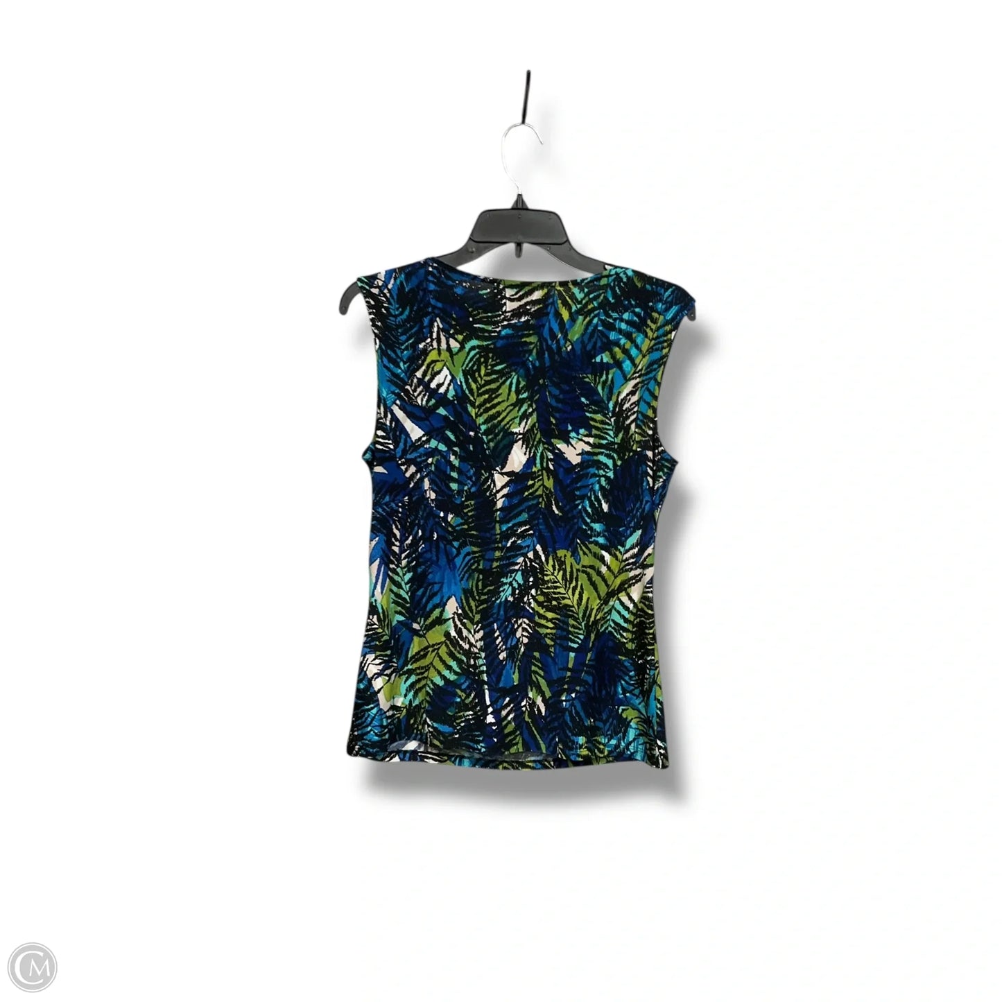 Top Sleeveless By Evan-picone In Tropical Print, Size: S