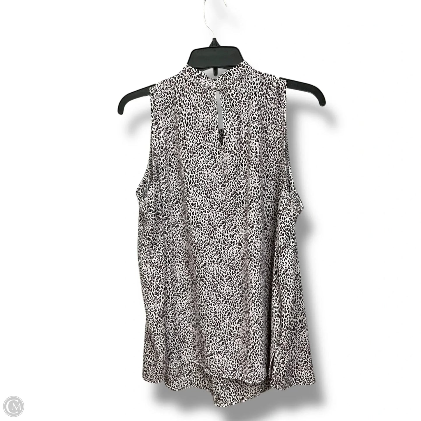 Top Sleeveless By Vince Camuto In Animal Print, Size: 1x