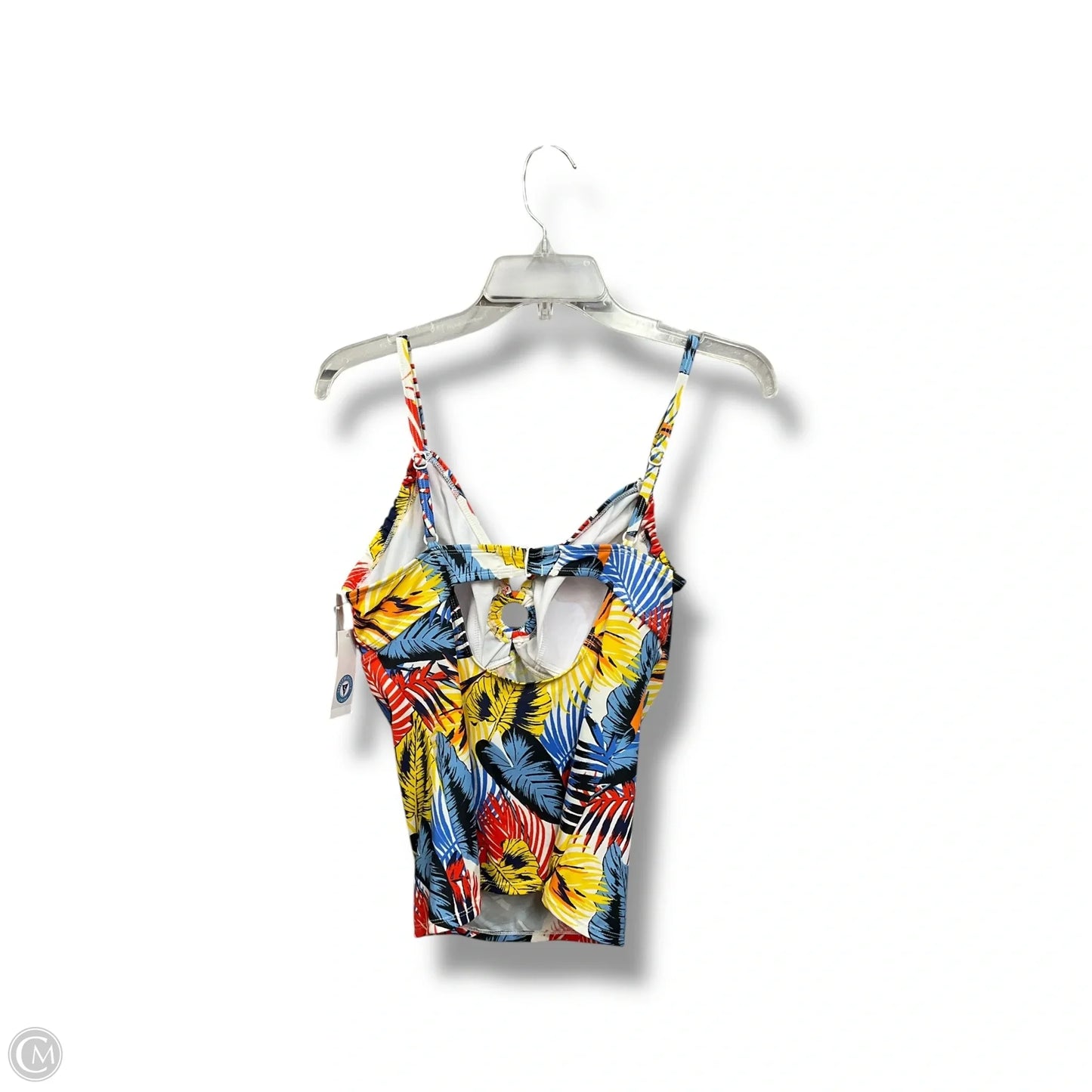 Swimsuit By Clothes Mentor In Tropical Print, Size: L