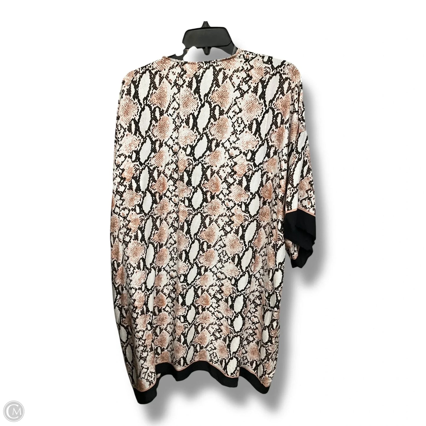 Kimono By Time And Tru In Snakeskin Print, Size: L