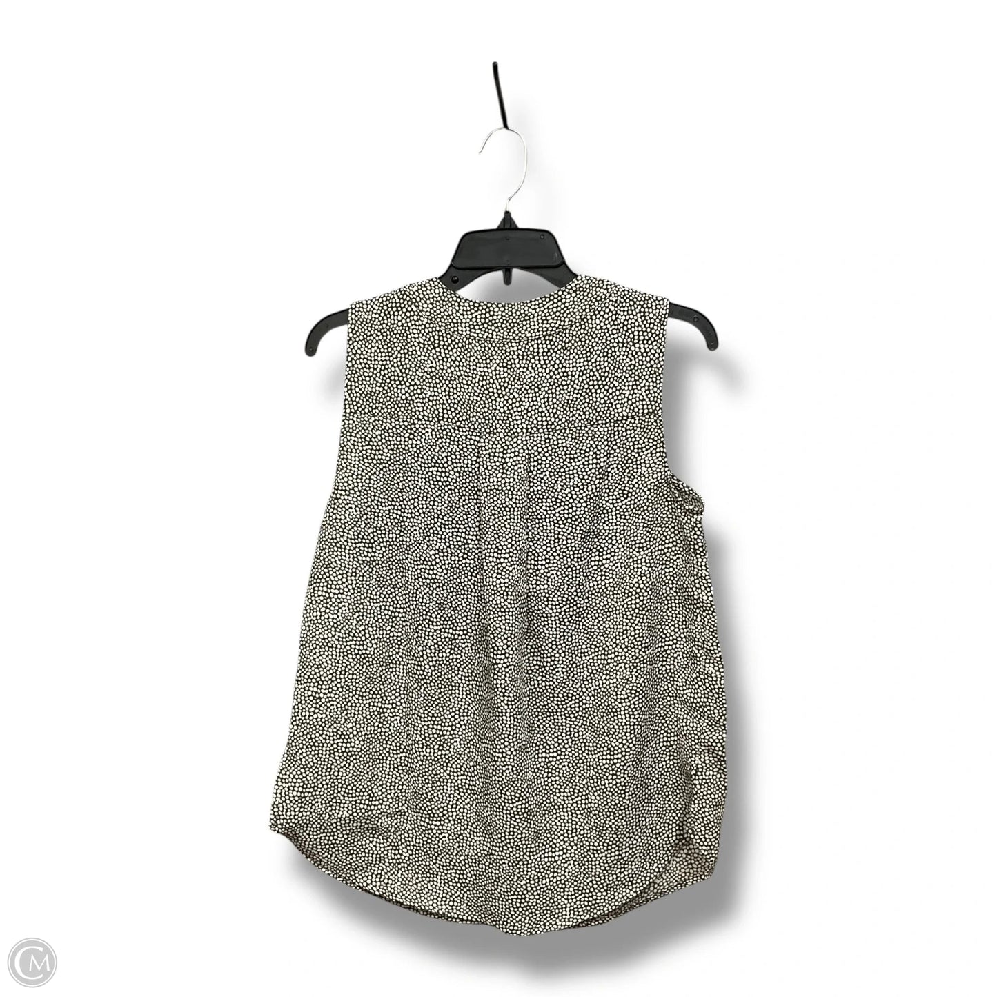 Top Sleeveless By Liz Claiborne In Polkadot Pattern, Size: S