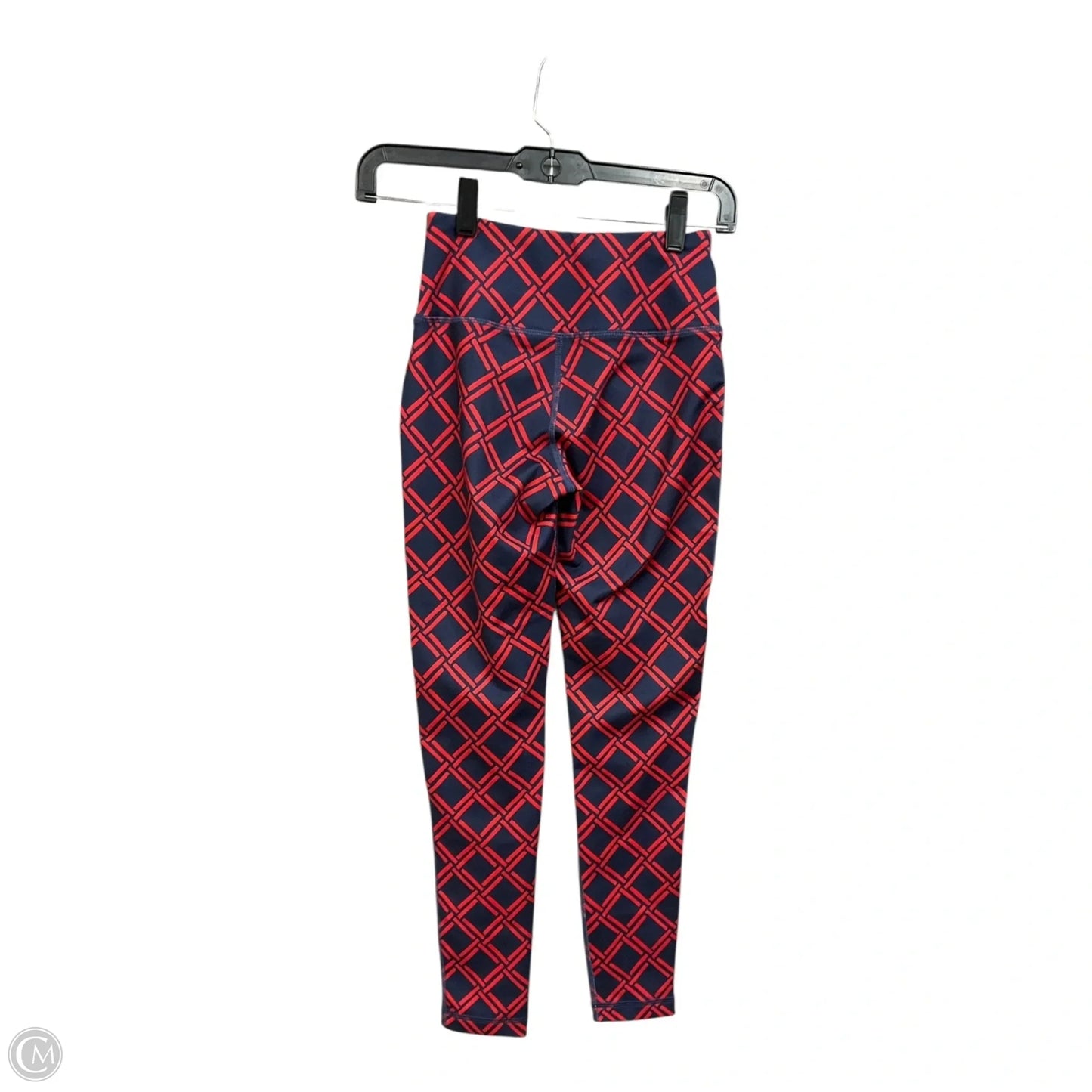 Athletic Leggings By Vineyard Vines In Blue & Red, Size: Xxs
