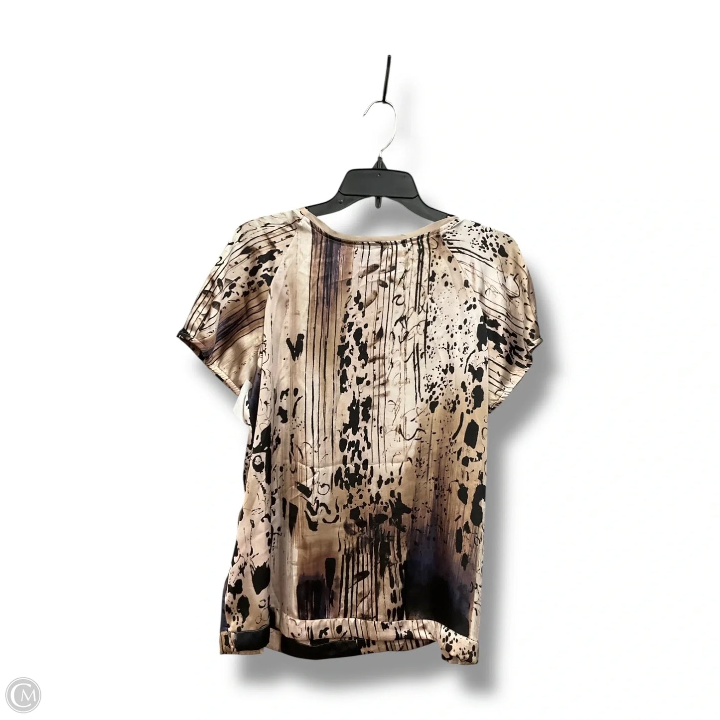 Top Short Sleeve By Simply Vera In Multi-colored, Size: L