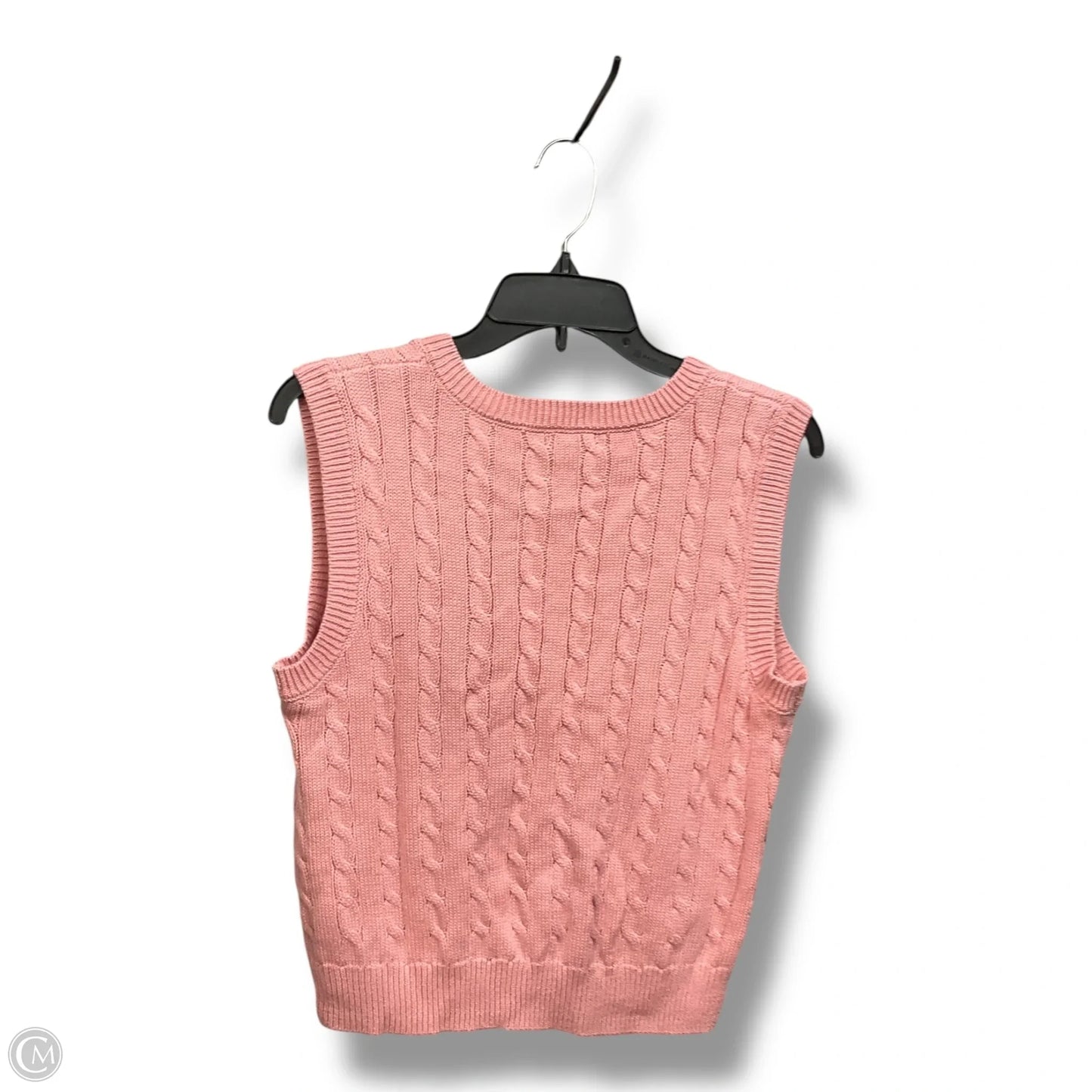 Vest Sweater By Wild Fable In Pink, Size: L