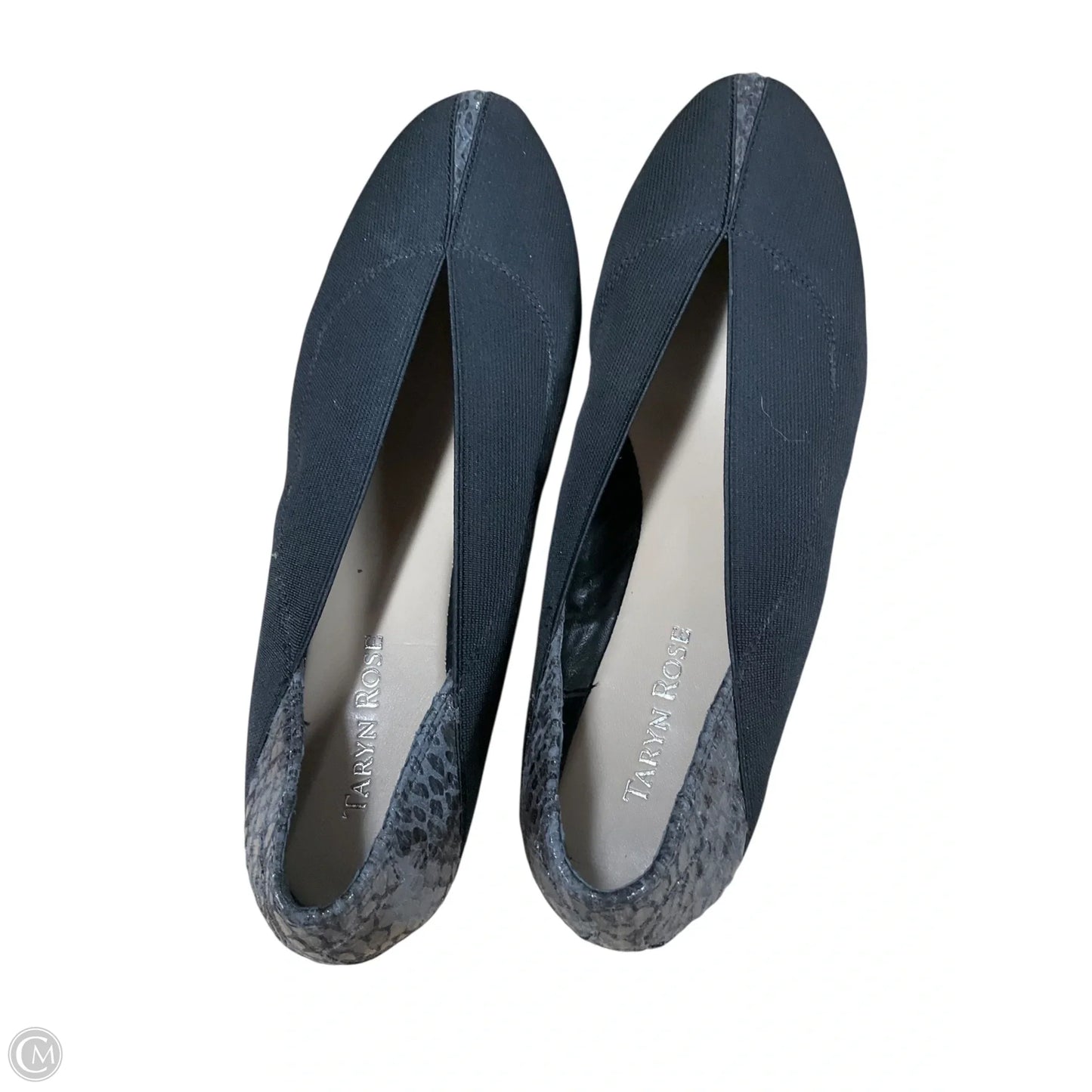 Shoes Flats By Taryn Rose In Black & Grey, Size: 9