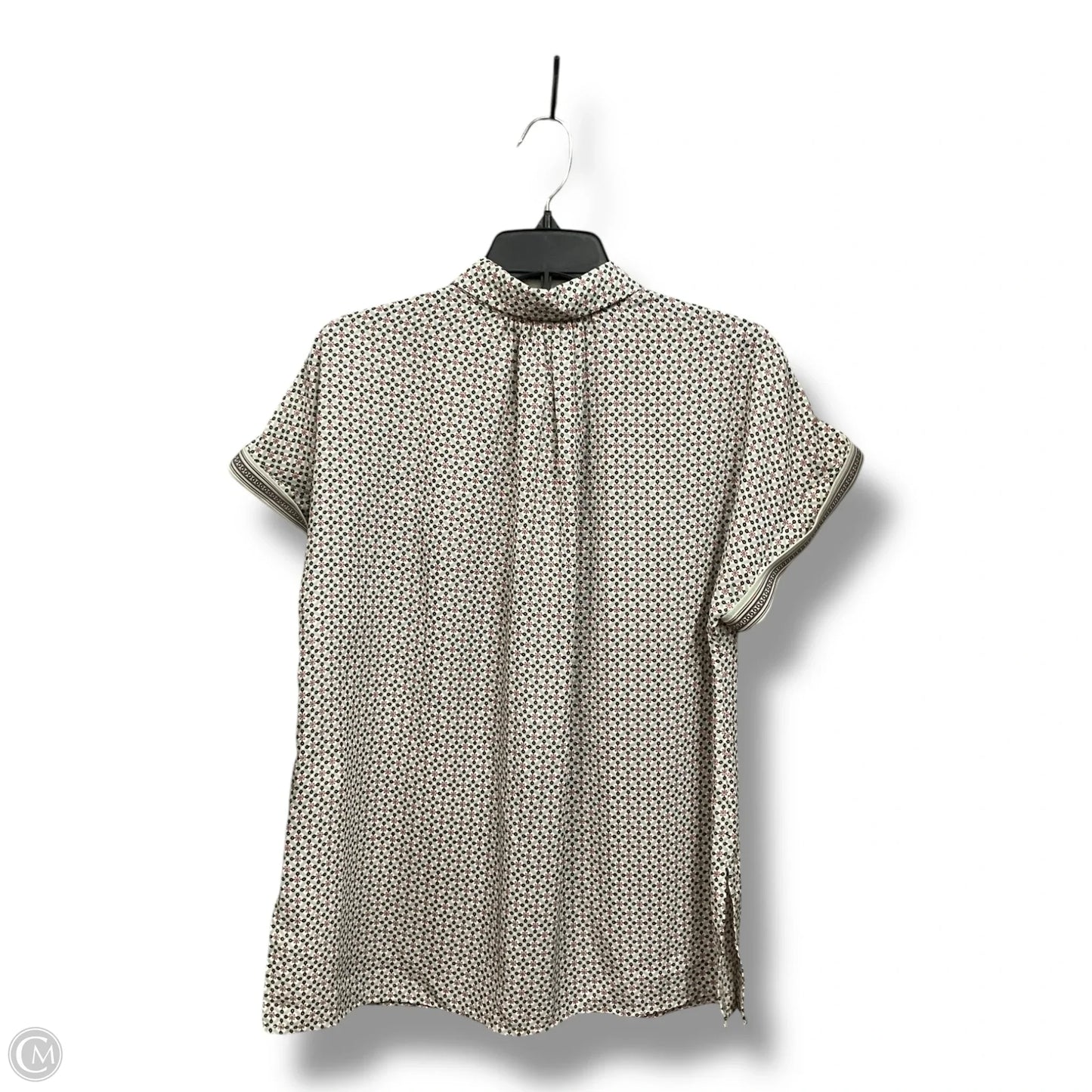 Blouse Short Sleeve By Max Studio In Multi-colored, Size: L