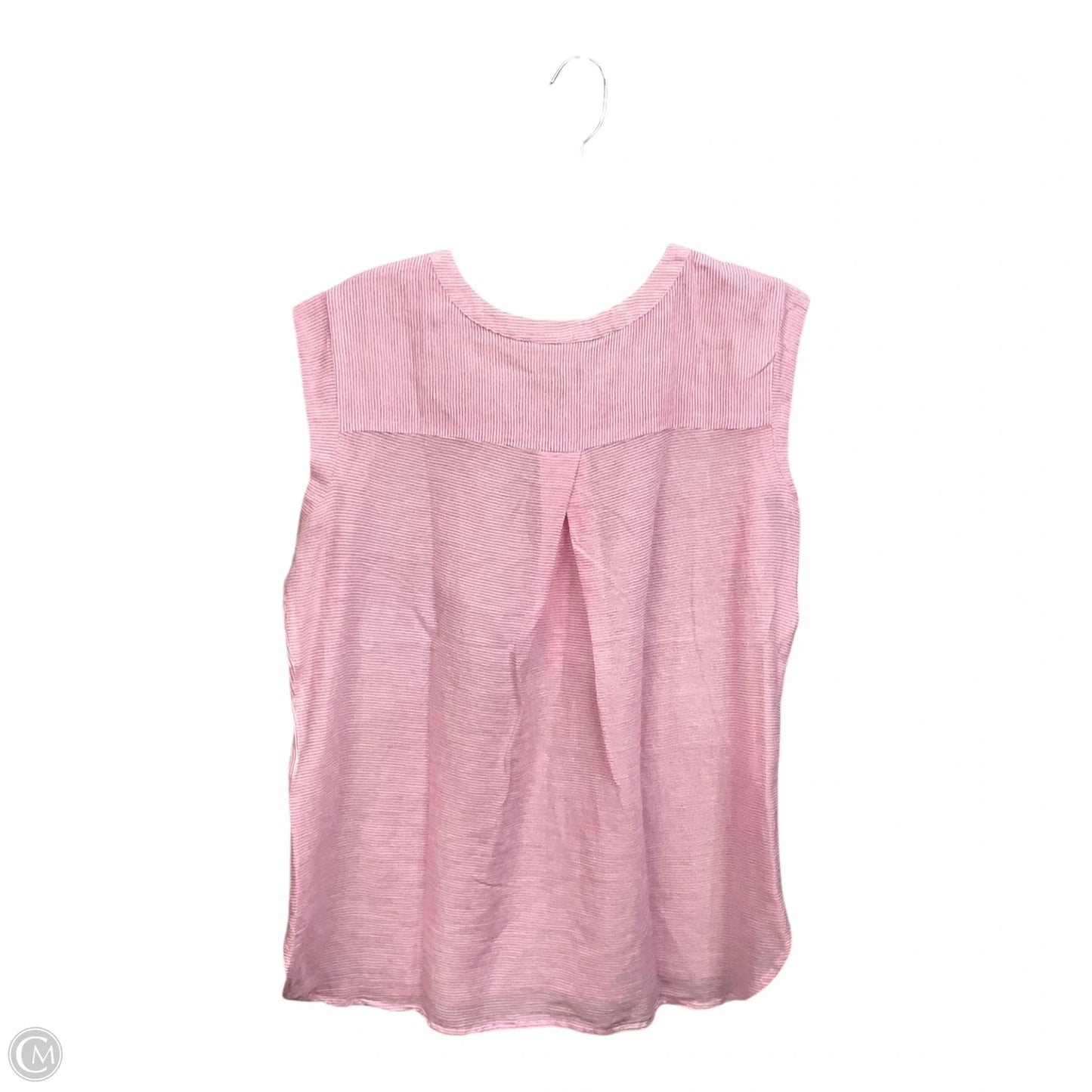 Top Sleeveless By Talbots In Striped Pattern, Size: L