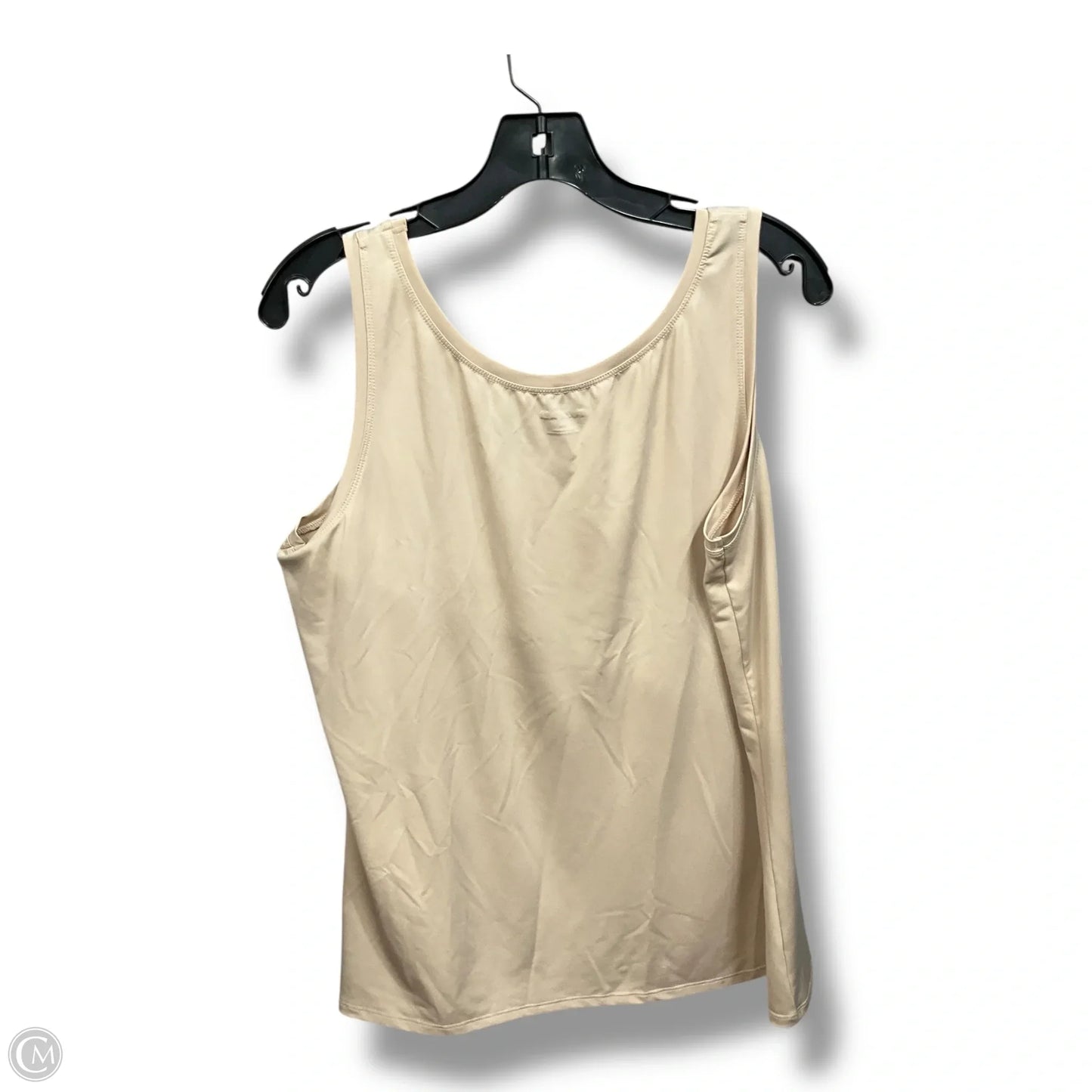 Top Sleeveless By Roz And Ali In Beige, Size: Xl